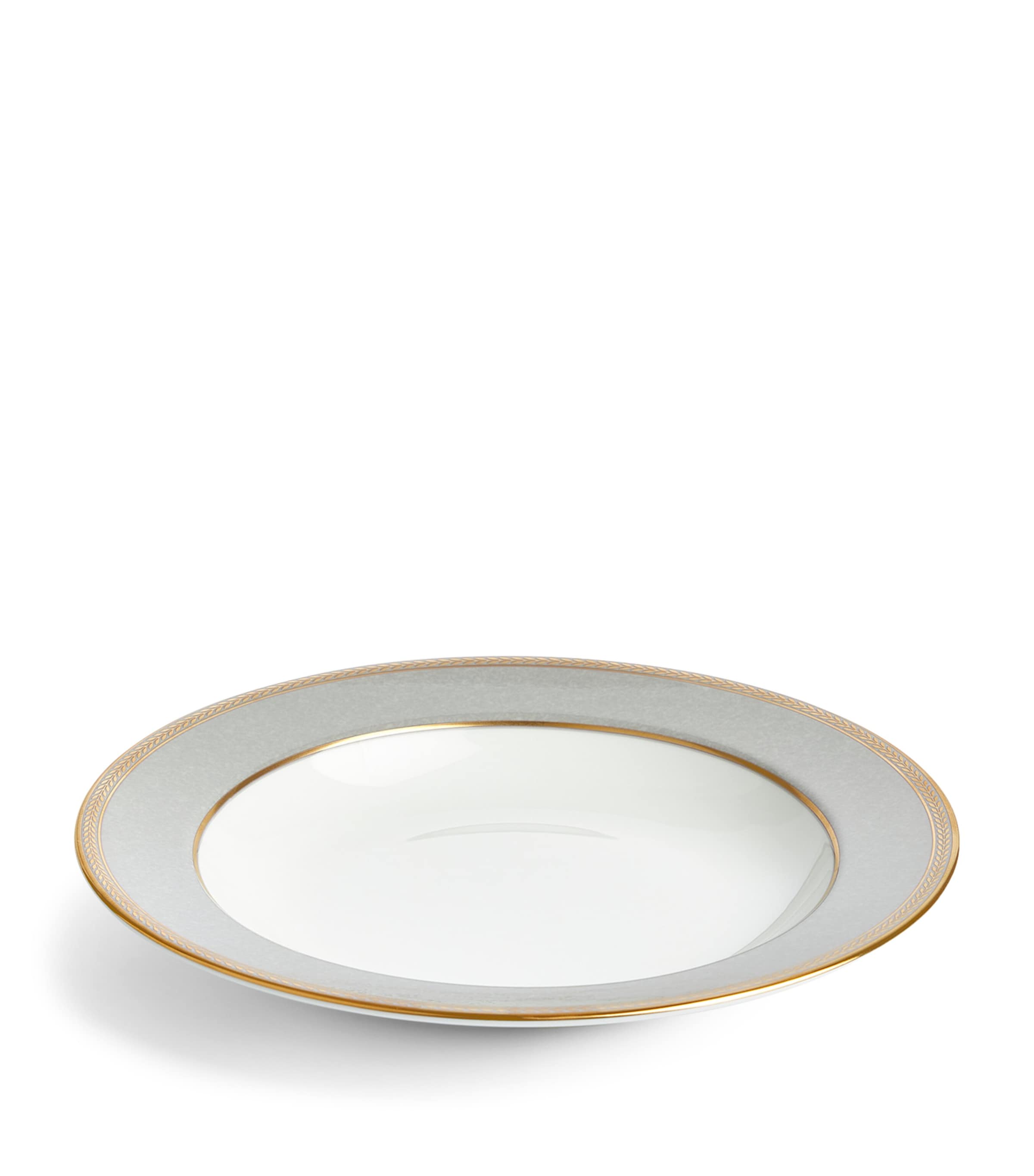 Wedgwood Renaissance Grey Soup Bowl In Grey