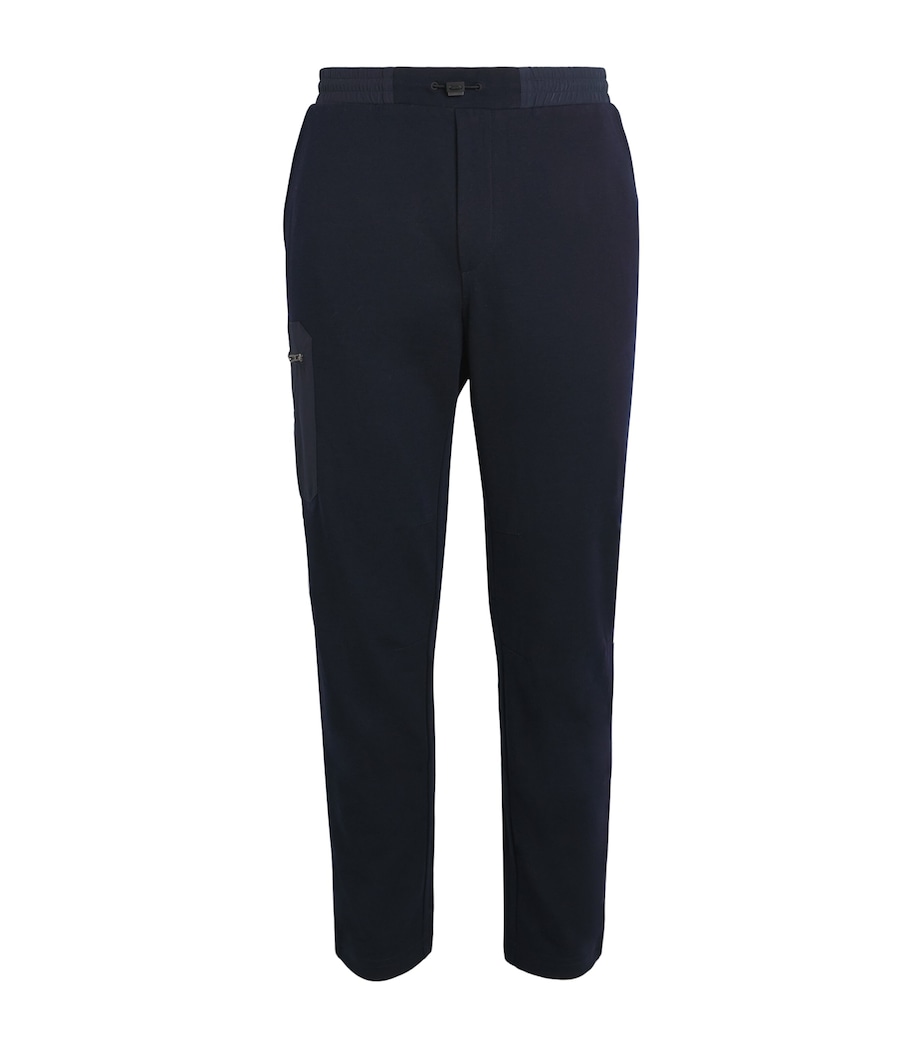 Wool-Blend Drawstring Trousers B13 NAVY BLUE Image 1