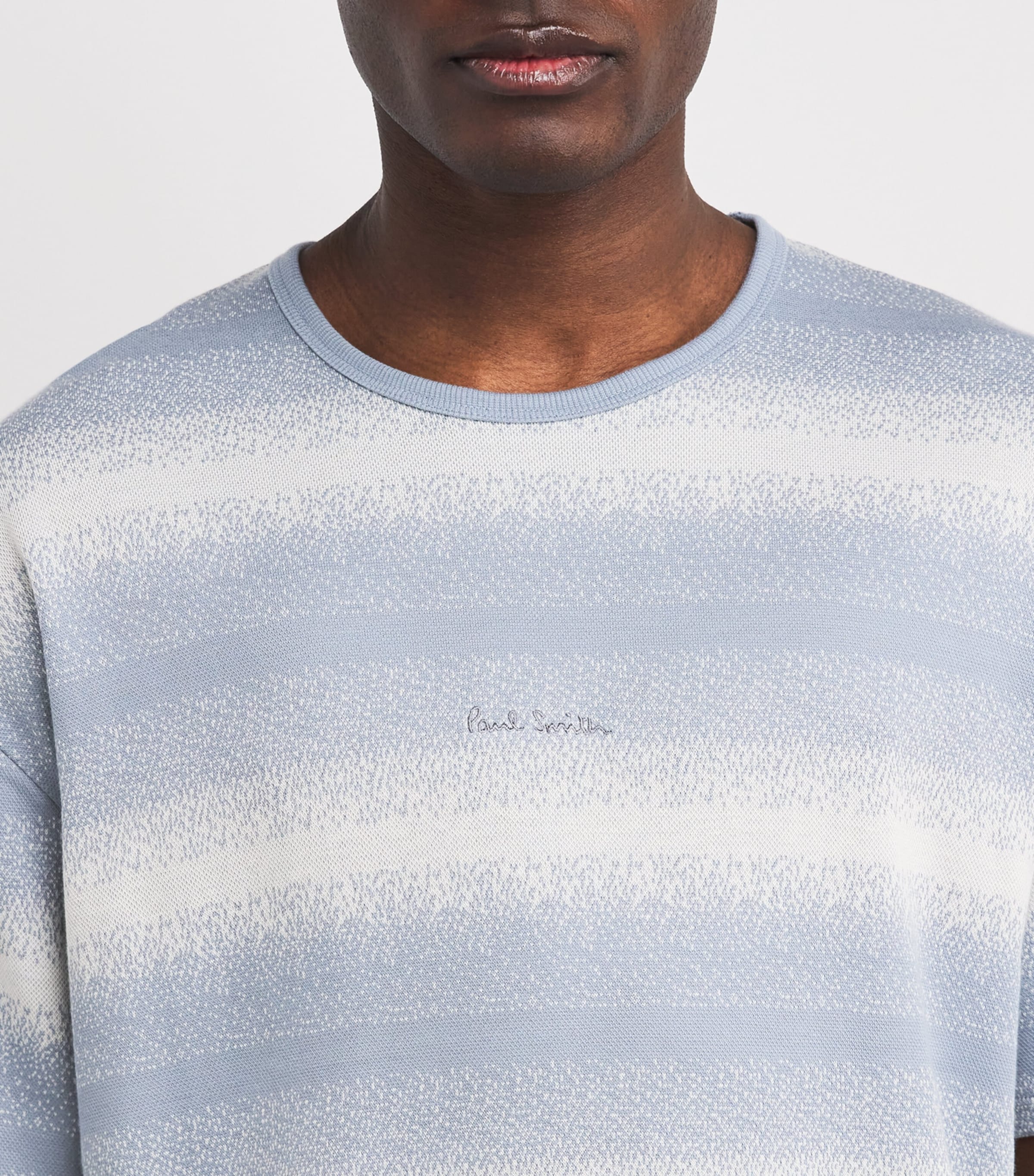 ★送料 関税込★PAUL SMITH★COTTON STRIPE T-SHIRTS★ Paul Smith Cotton-Blend Stripe Logo T-Shirt | Harrods US