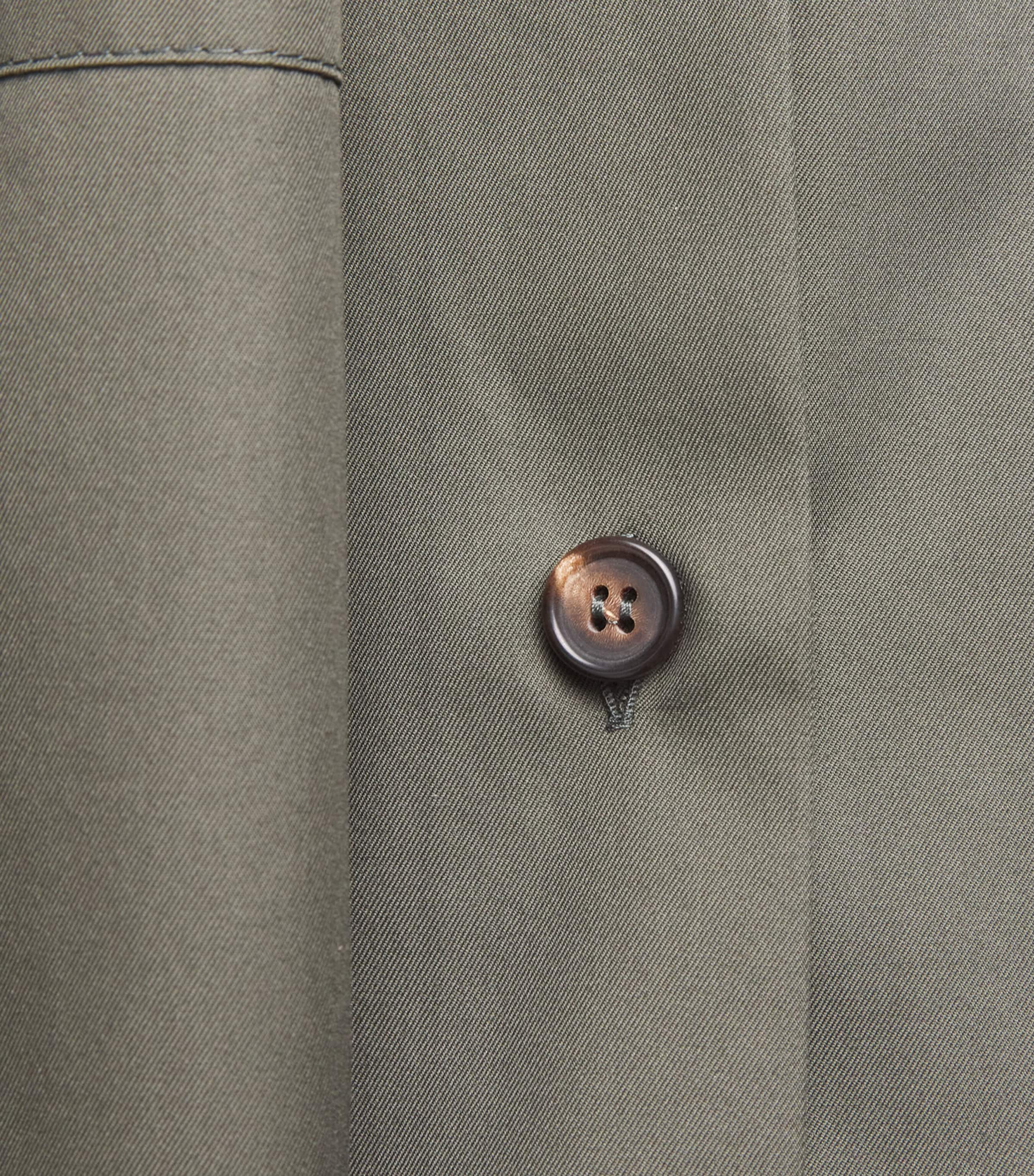 Cotton Twill Shirt GREEN Image 5