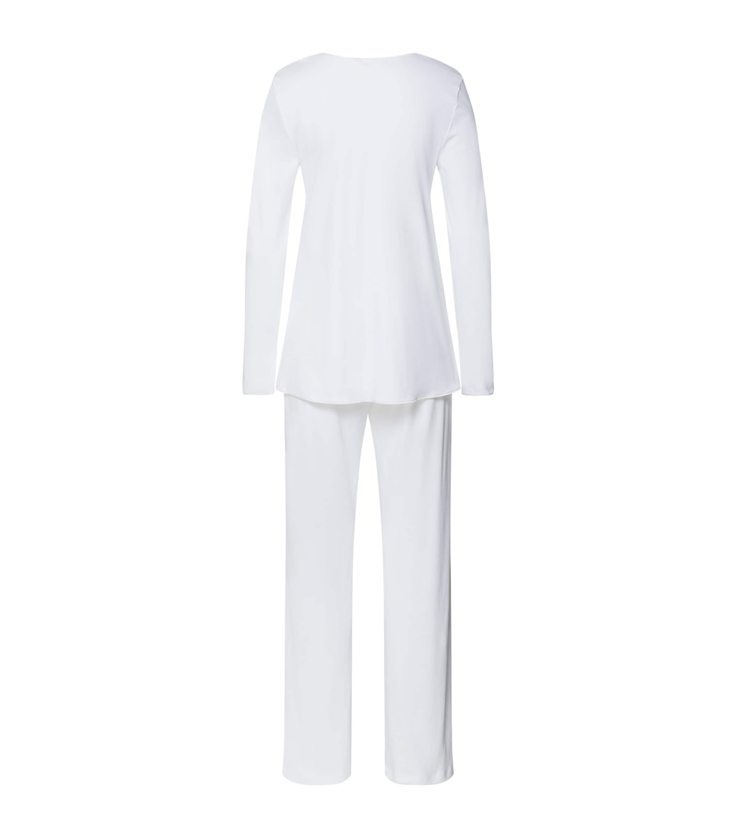 Cotton Silk Pyjama Set WHITE Image 2