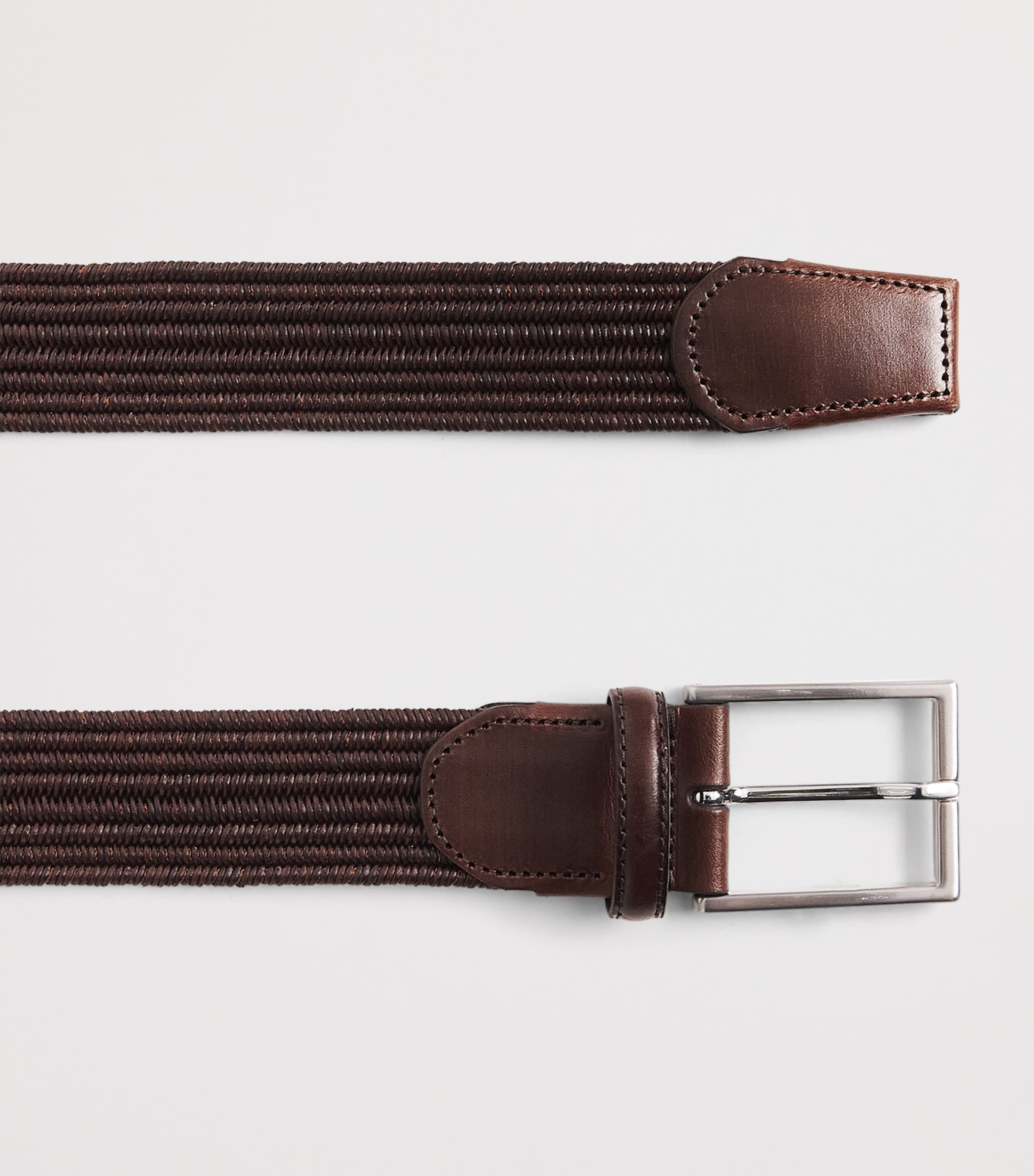 Leather Woven Belt 510 Image 3