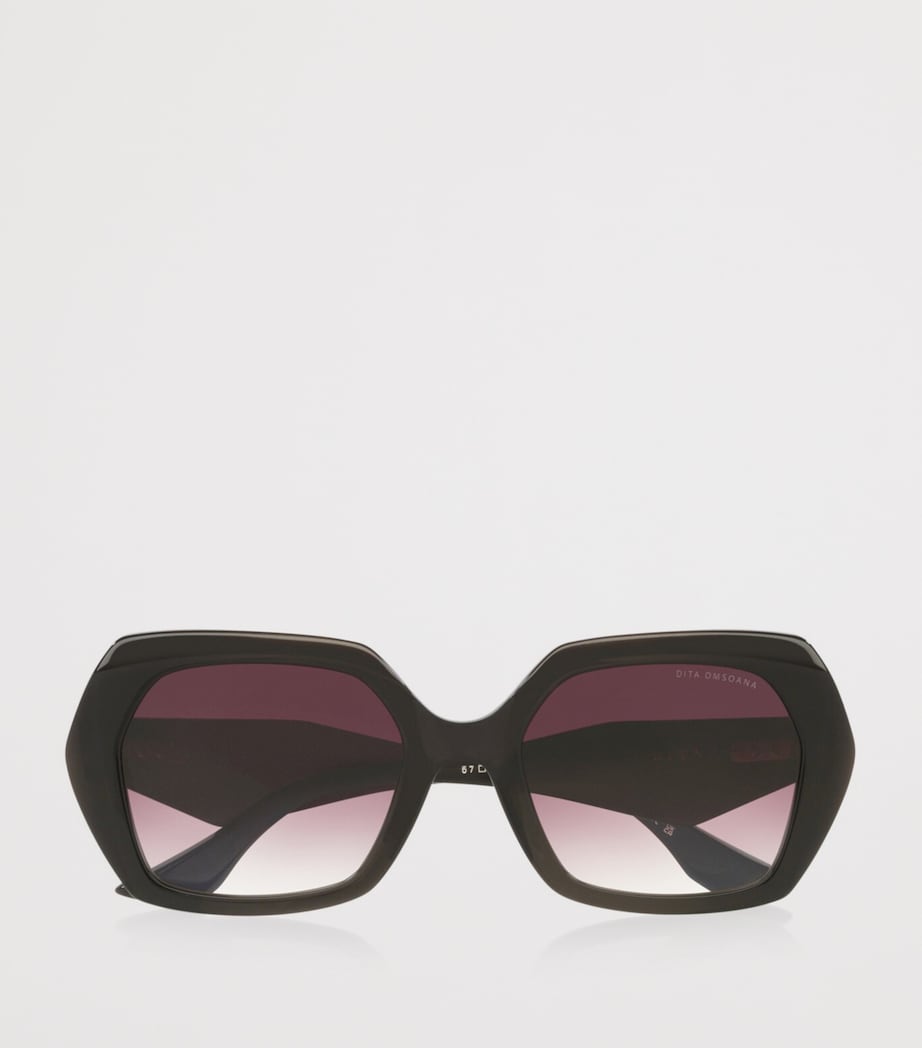 DITA Omsoana Angular Square Sunglasses Black Image 5