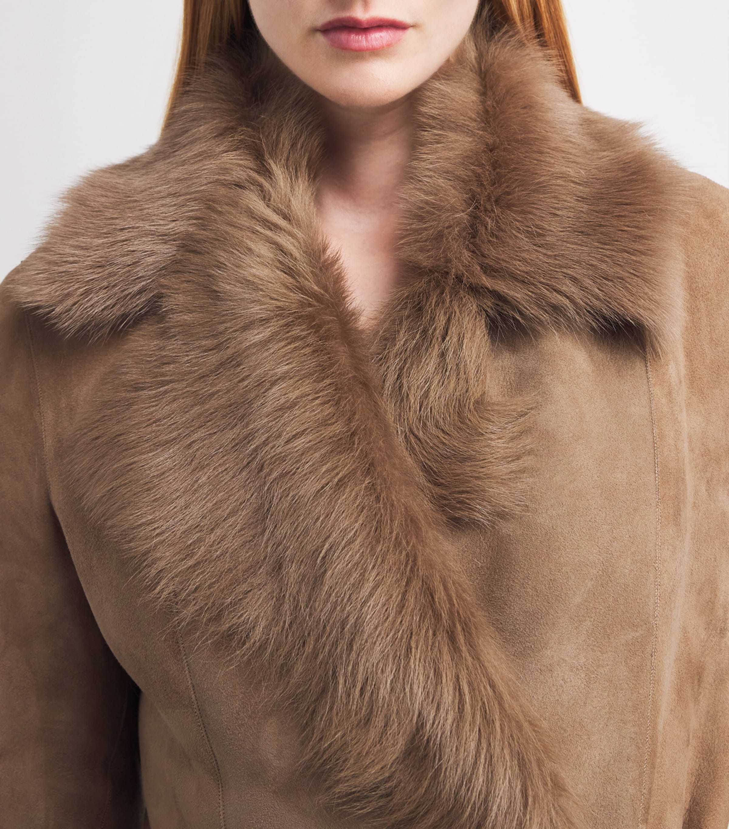 Toscana Shearling Joni Overcoat MINK Image 4