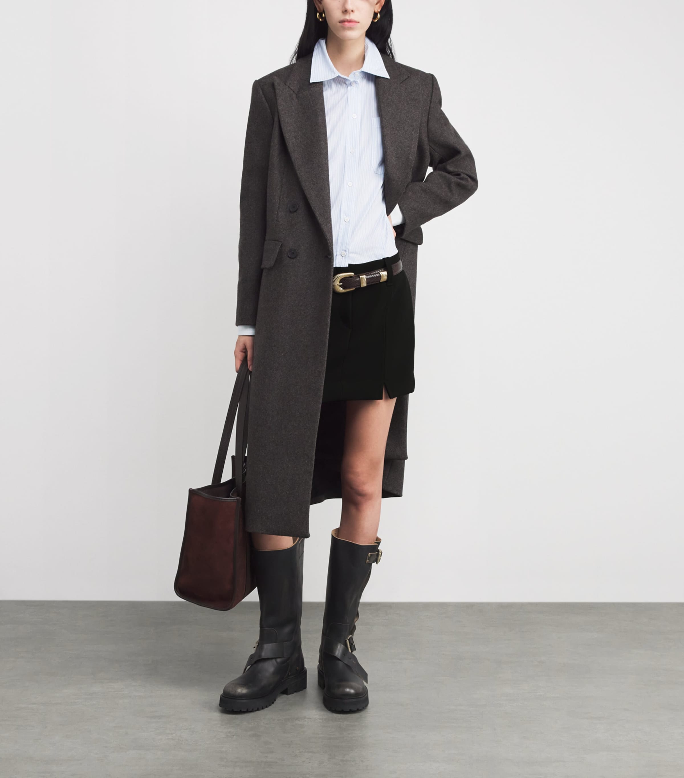 Two-Piece Mini Dress BLACK Image 2