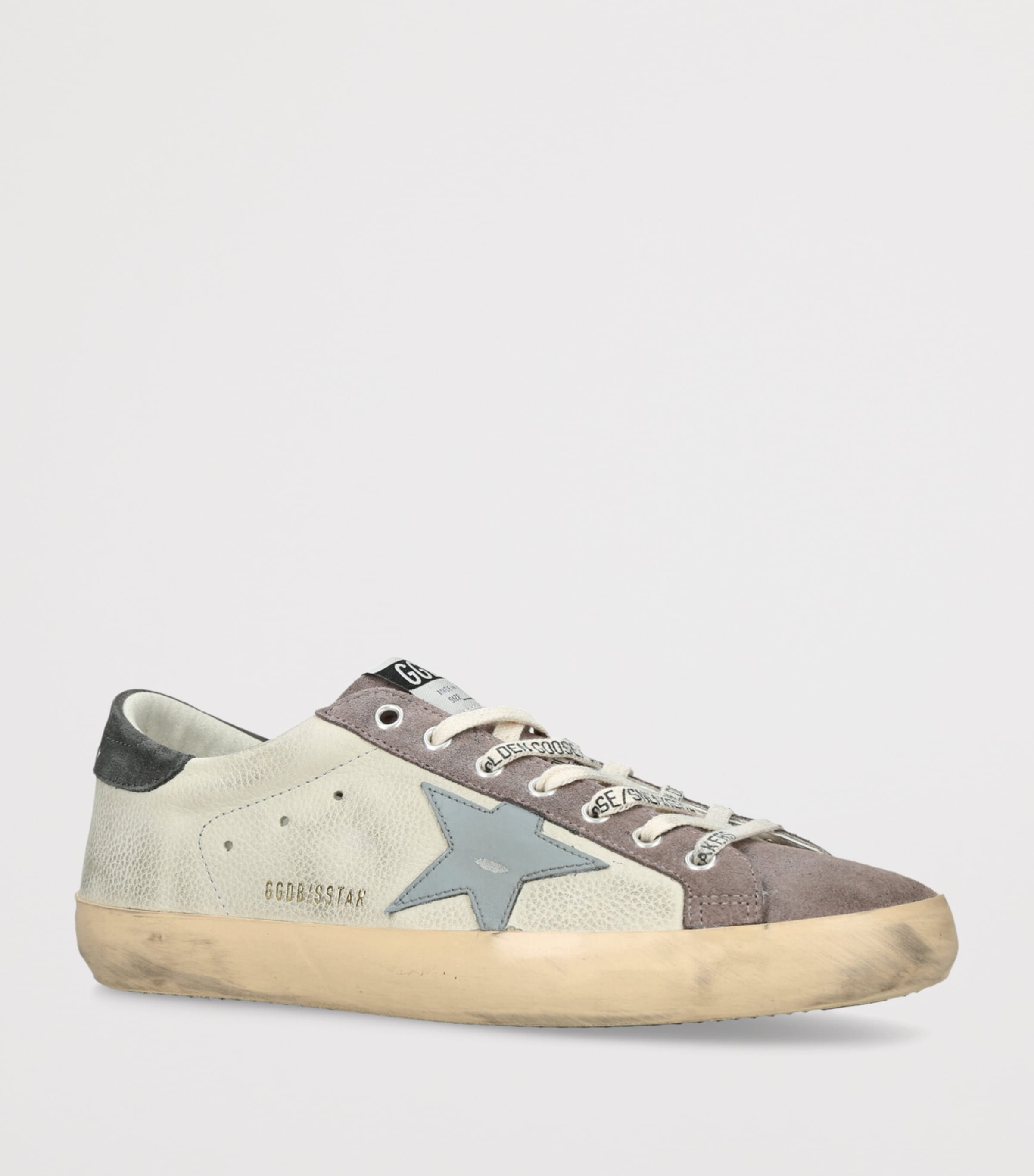 Golden Goose Leather Super-Star Sneakers Bone/comb Image 3