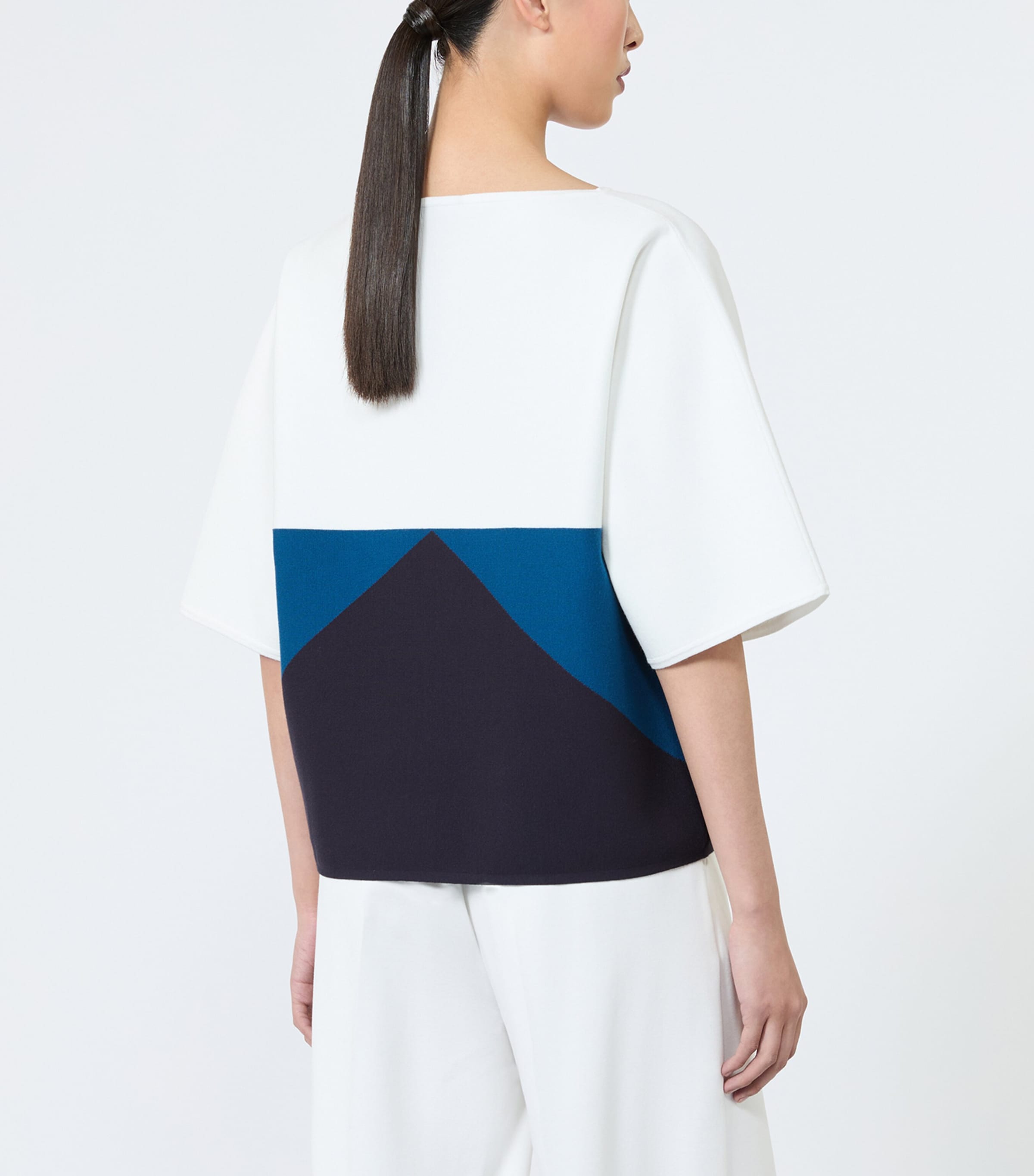 Max Mara Womens Relaxed T-Shirt Navy Image 4