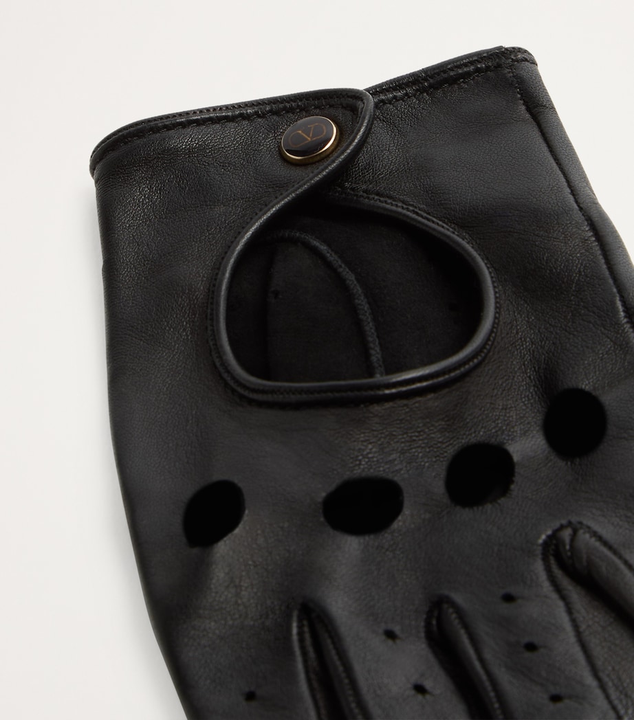 Lambskin Fingerless Gloves NE0 Image 4