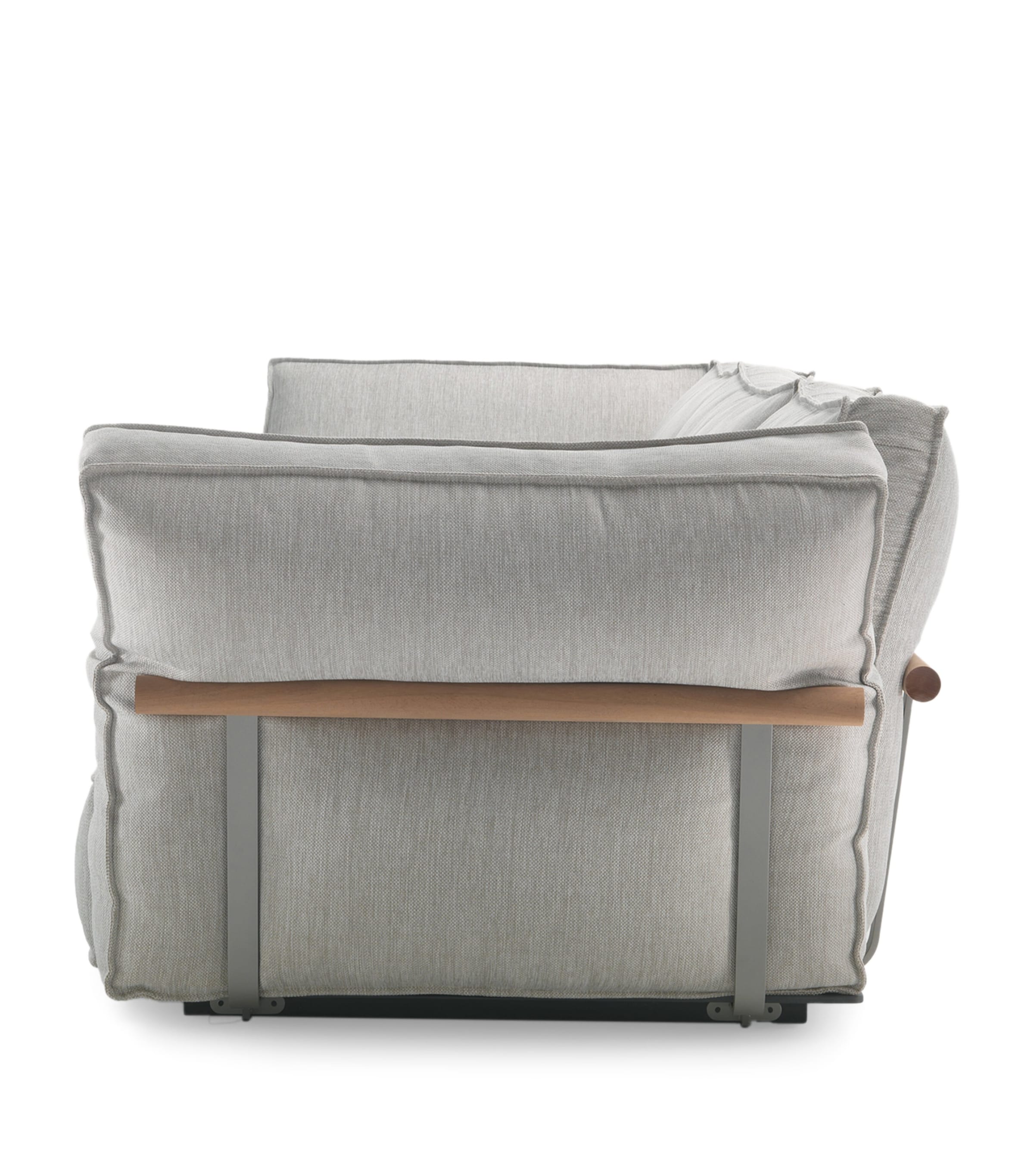 Camelot Modular Outdoor 3-Seater Sofa GREY Image 3