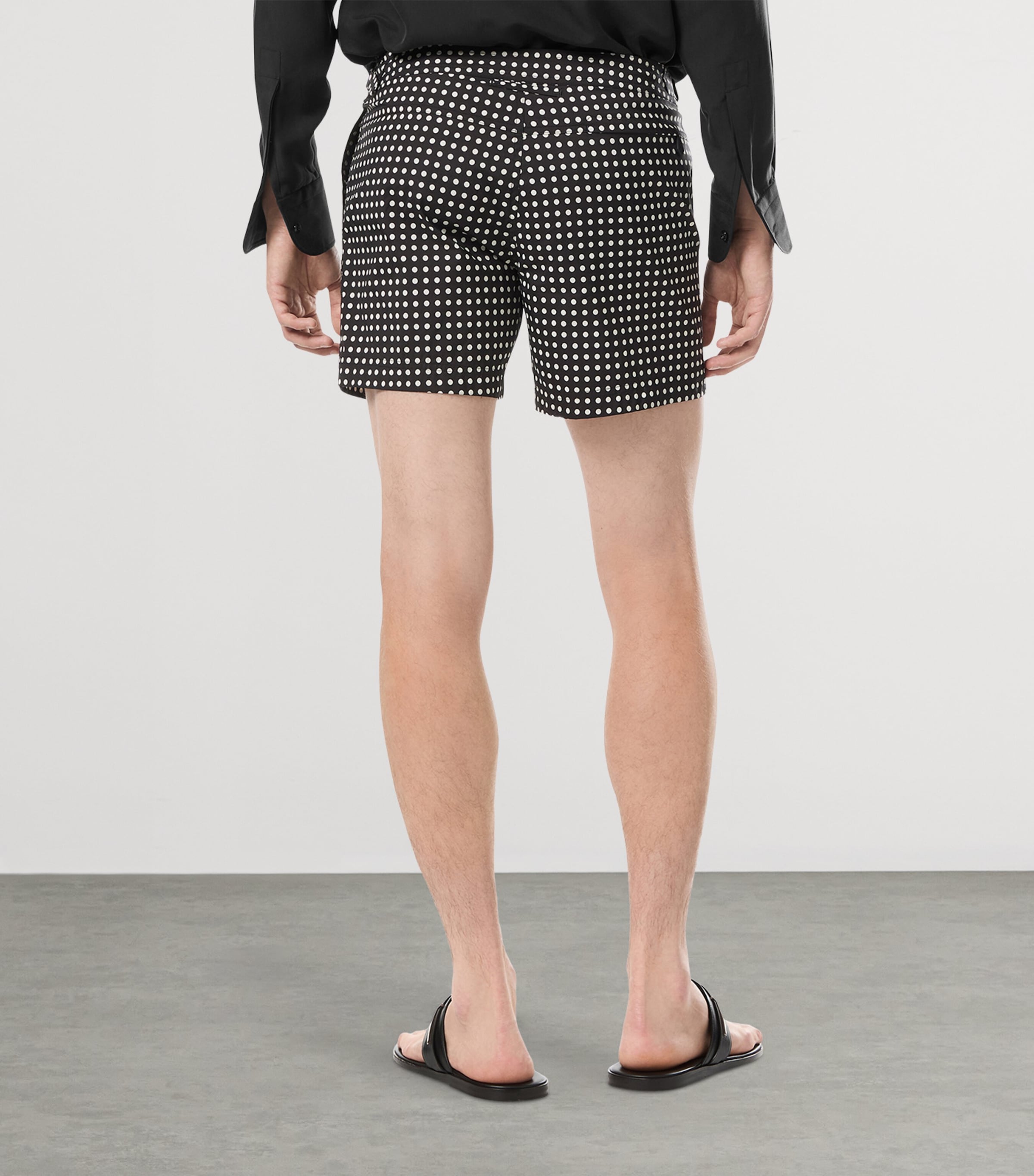 Polka Dot Swim Shorts NWA Image 3