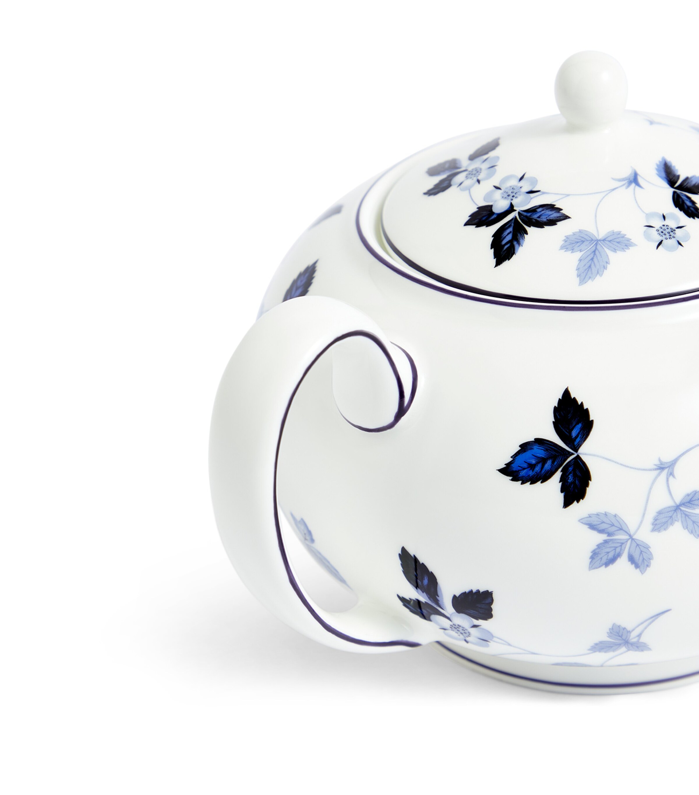 Wild Strawberry Inky Blue Teapot MULTI Image 3
