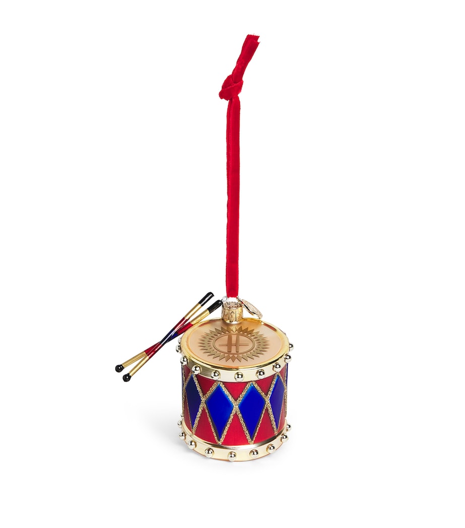 Harrods Glass Drum Tree Decoration Image 1