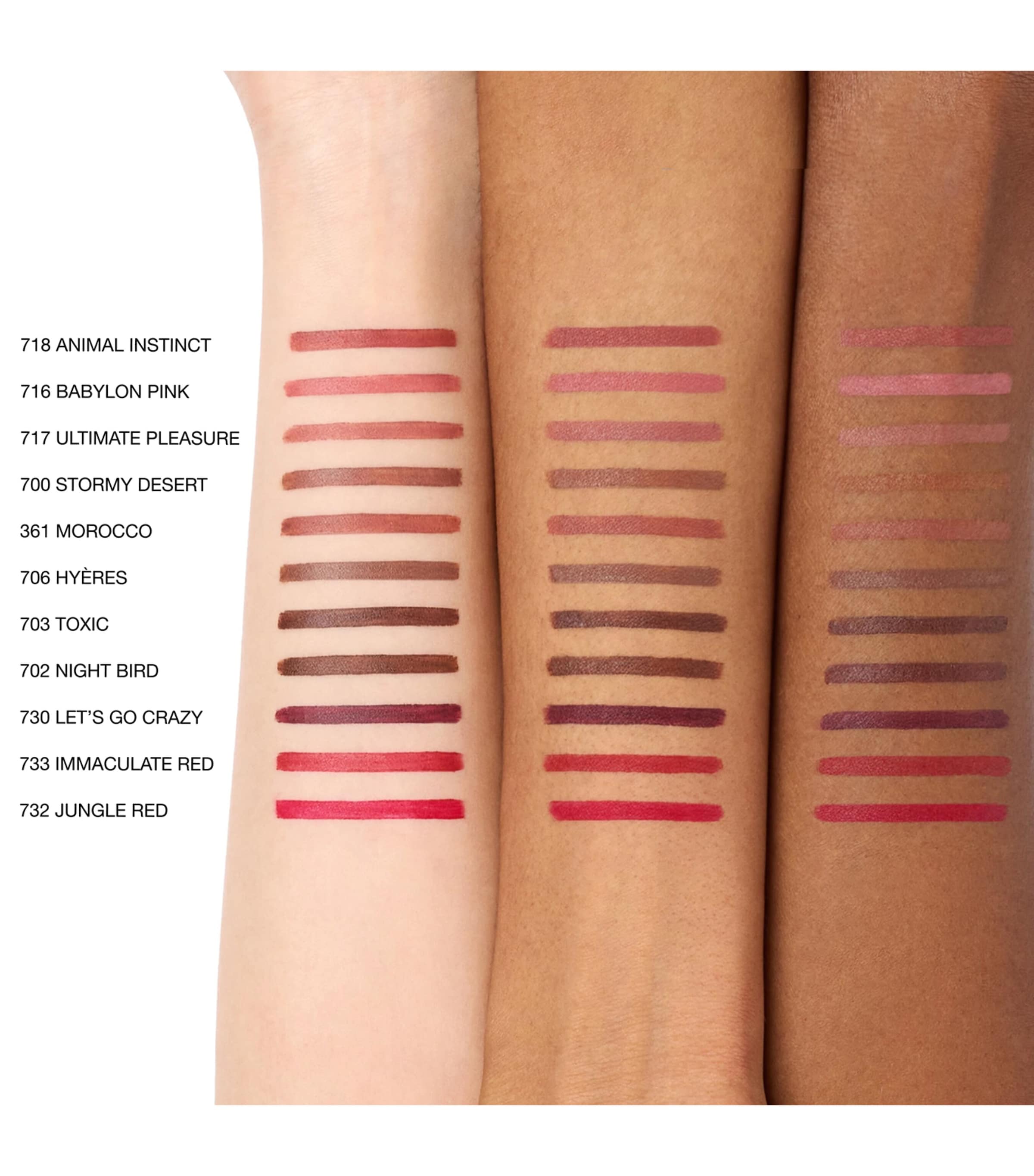NARS Matte Lip Liner Jungle Red Image 3