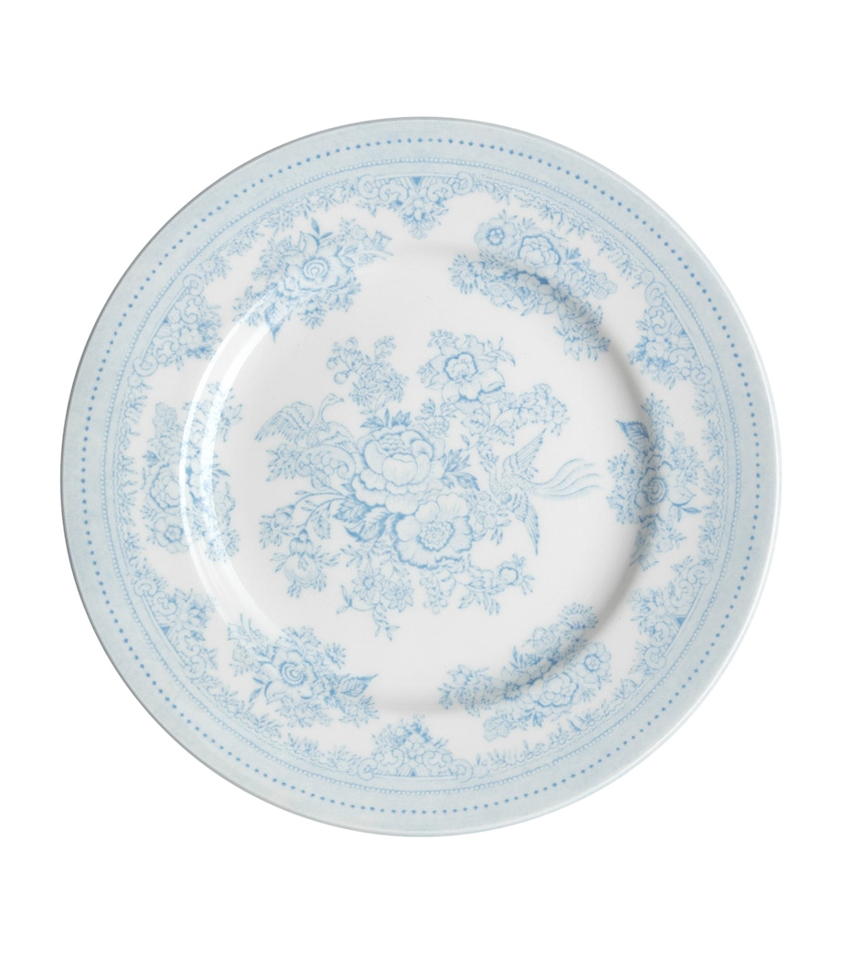 Set of 4 Asiatic Pheasant Plates (17.5cm) BLUE Image 1
