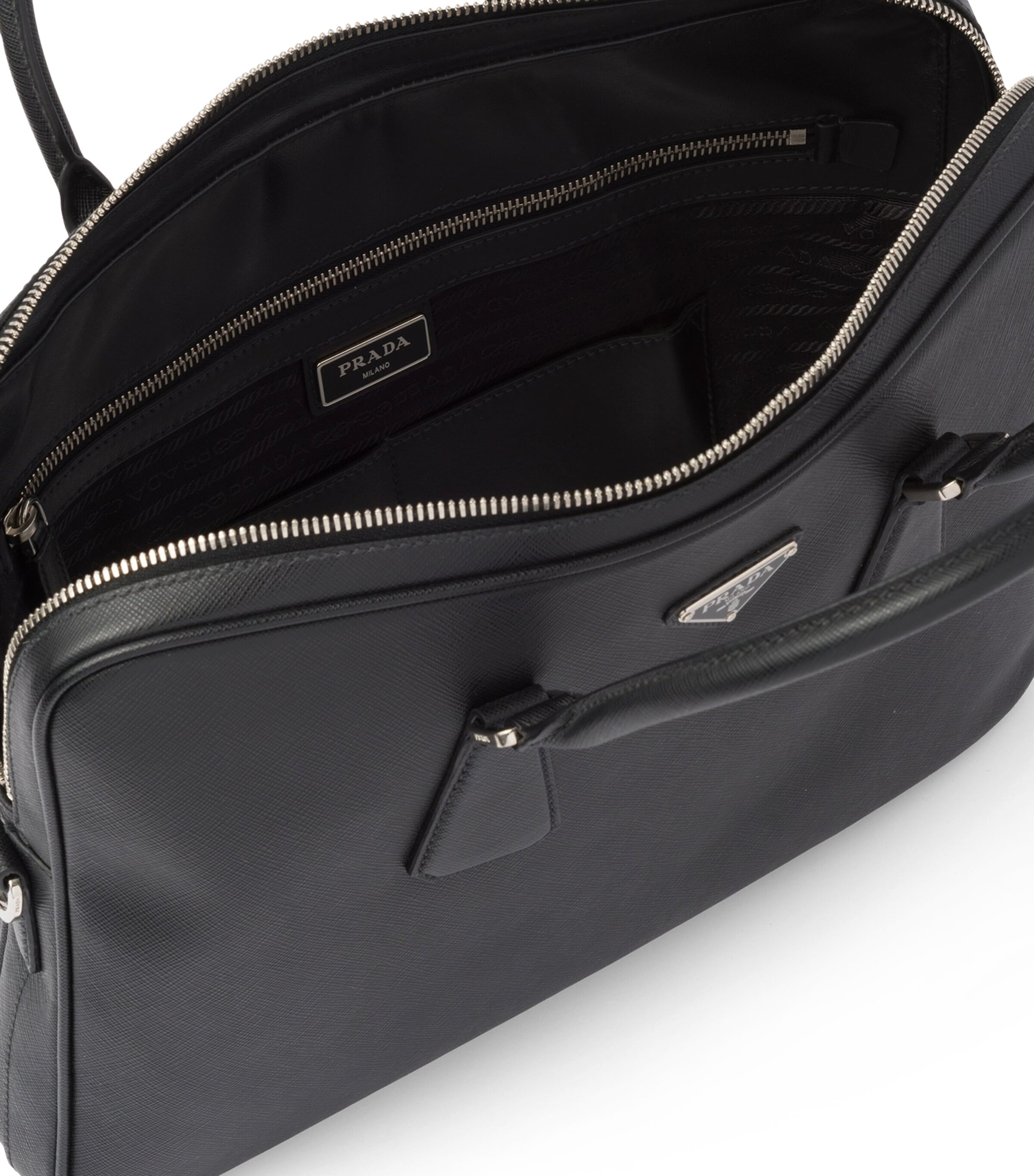 Saffiano Leather Briefcase F0002 Image 8