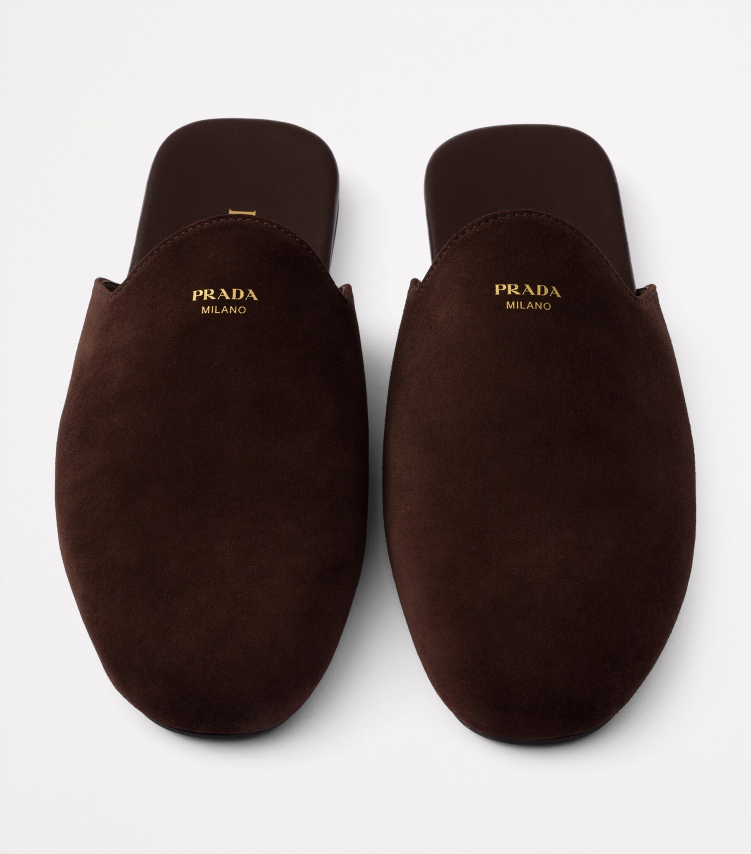 Prada Suede Mules Image 3