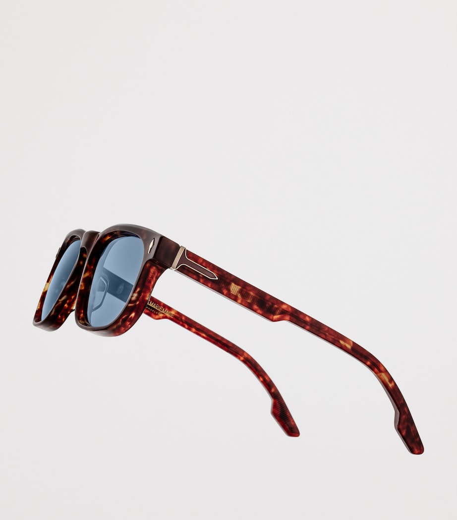 Jacques Marie Mage Acetate Dewitt Sunglasses Prussian Blue Image 5