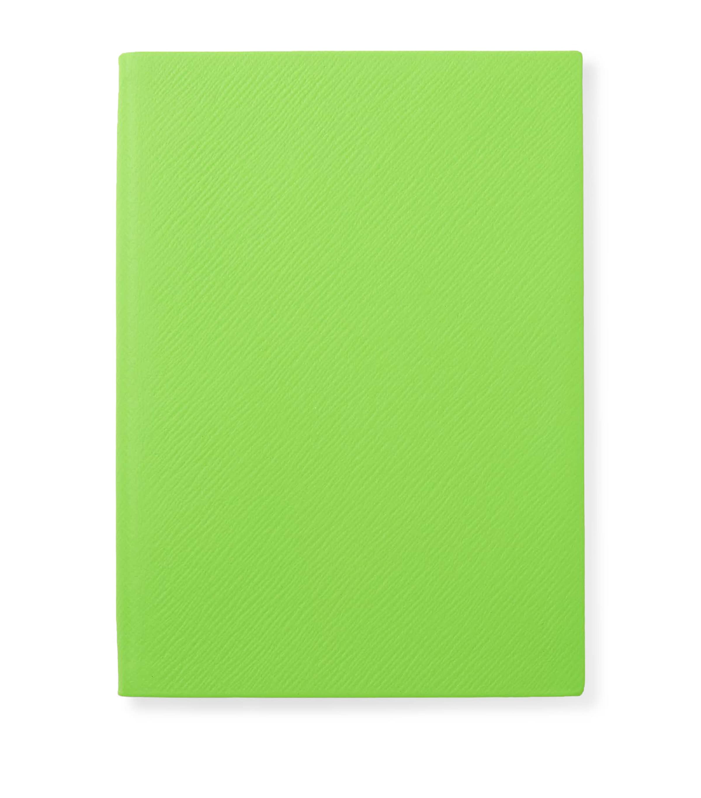 Leather Soho Notebook APPLE GREEN Image 1