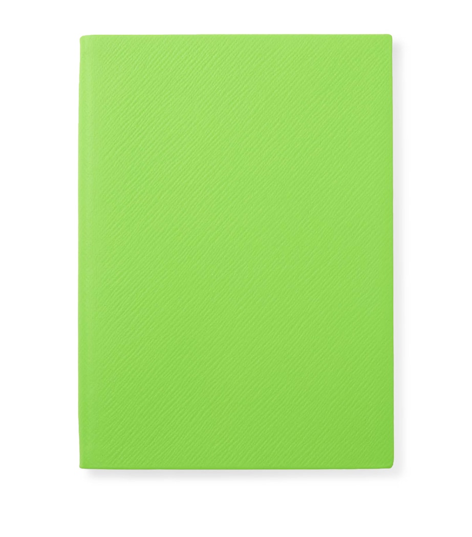 Leather Soho Notebook APPLE GREEN Image 1