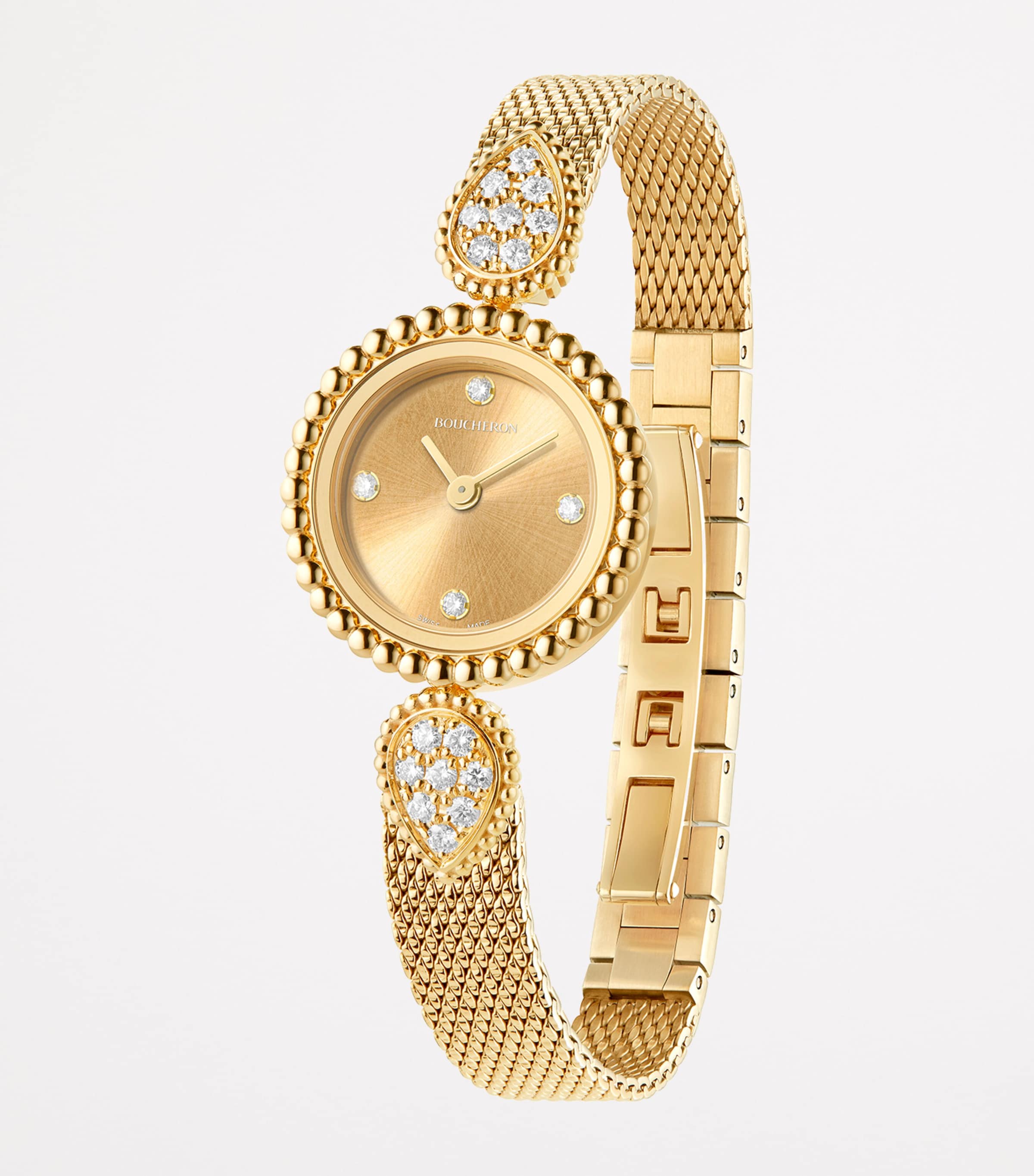Yellow Gold and Diamond Serpent Bohème Watch 23mm YELLOW GOLD Image 3