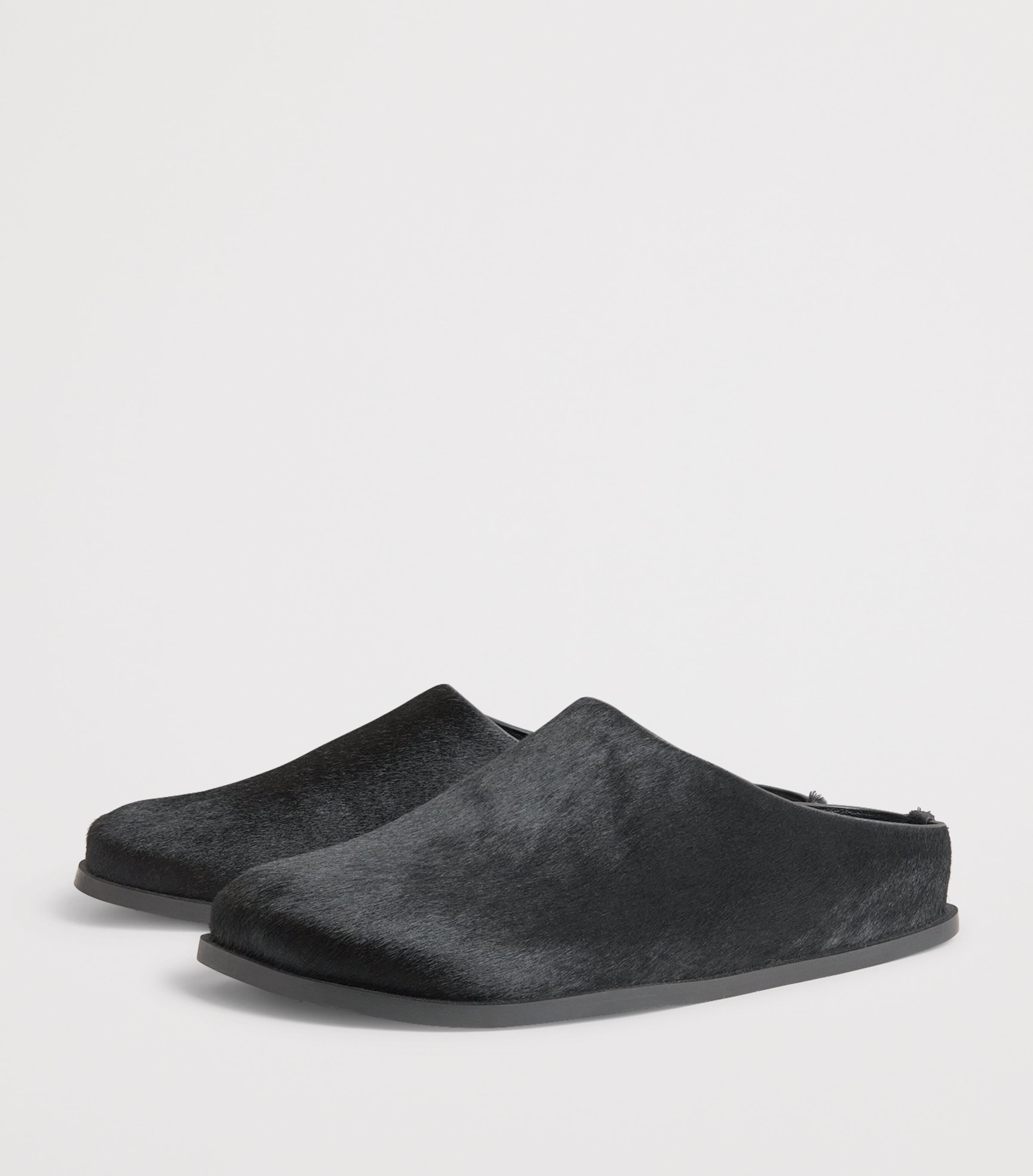 A.EMERY Cow Hair Lou Clogs Black Hair On Image 3