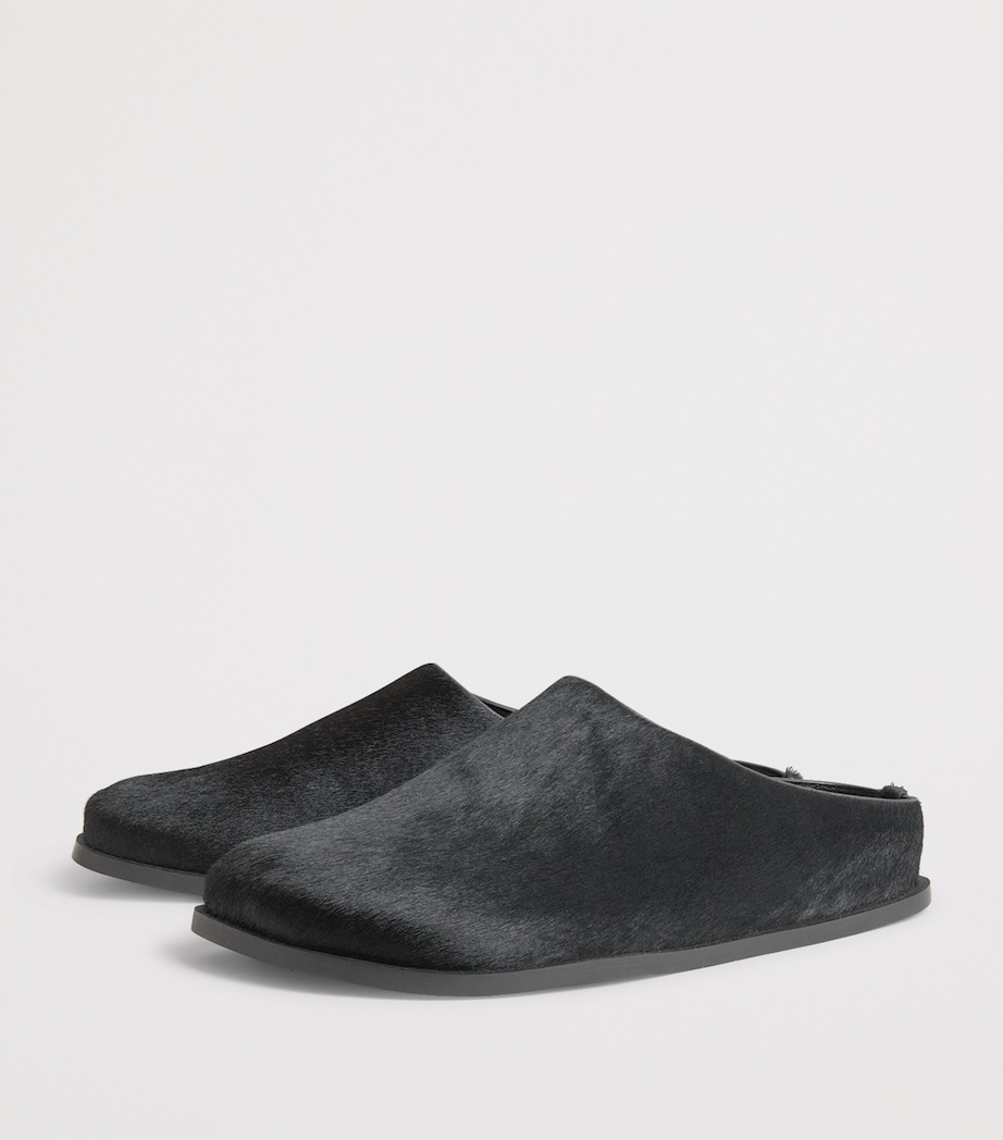 A.EMERY Cow Hair Lou Clogs Black Hair On Image 3