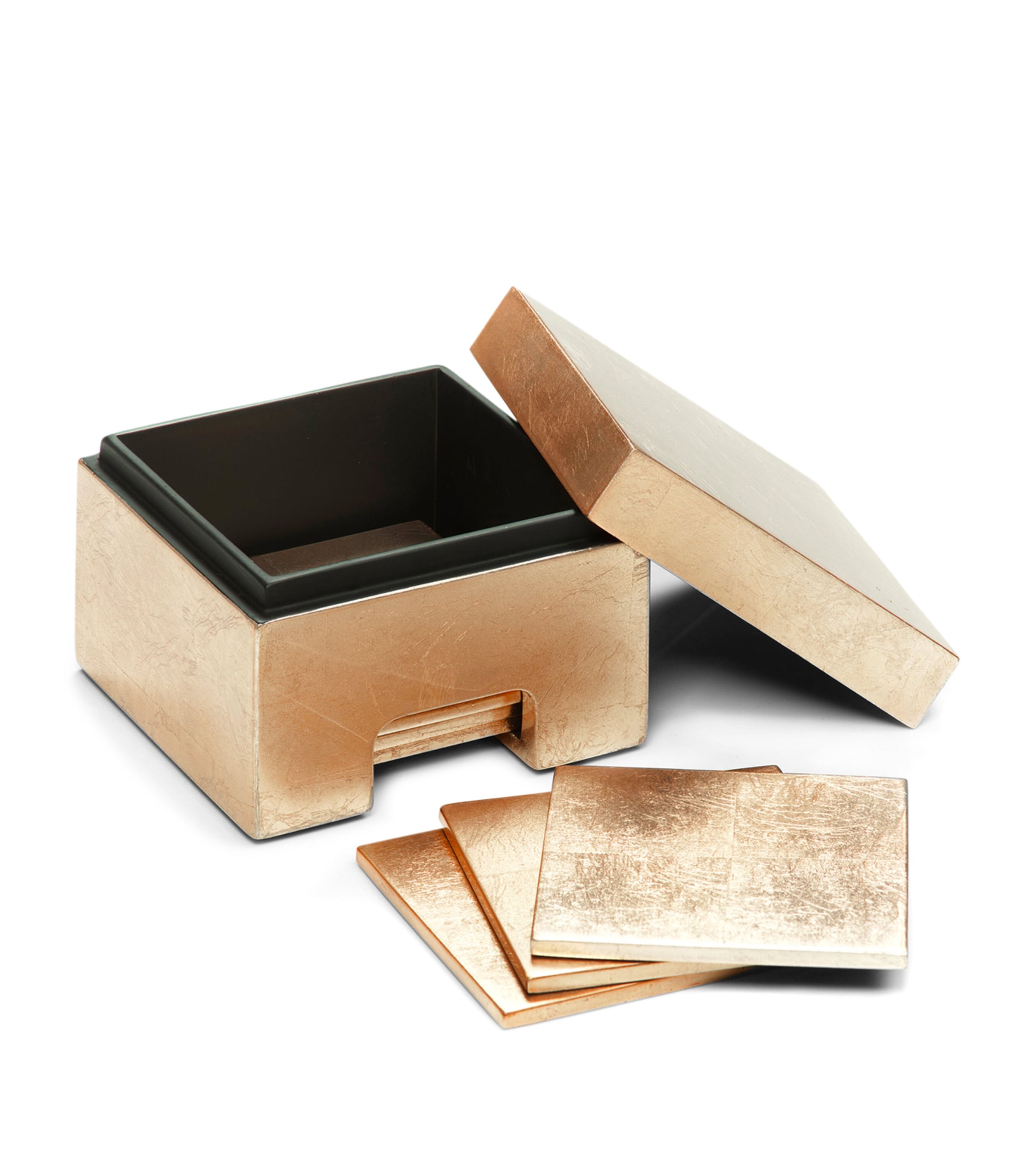 Posh Trading Company Silver Leaf Coastbox In Gold