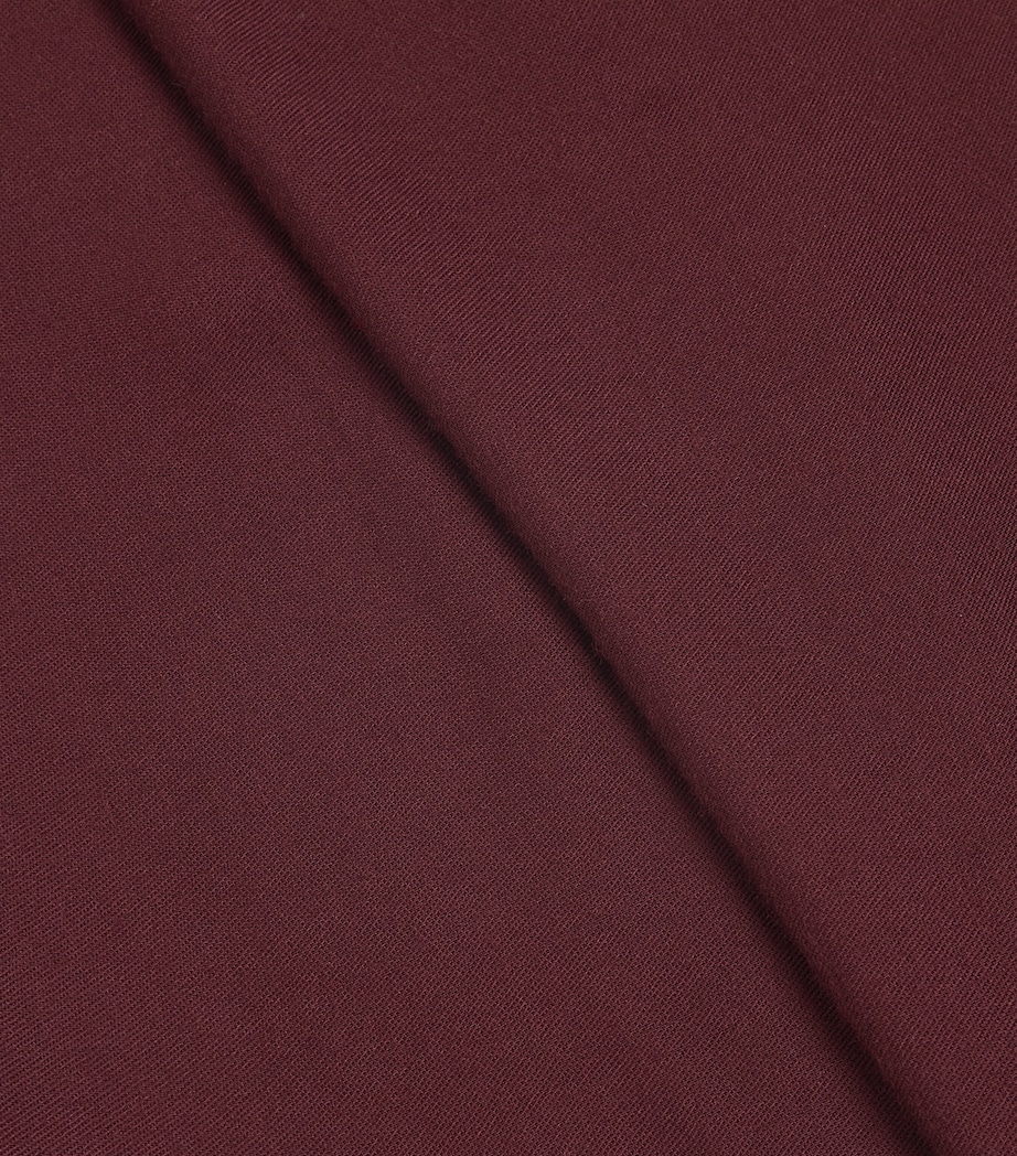 Fringe Butterfly Scarf BORDEAUX Image 4