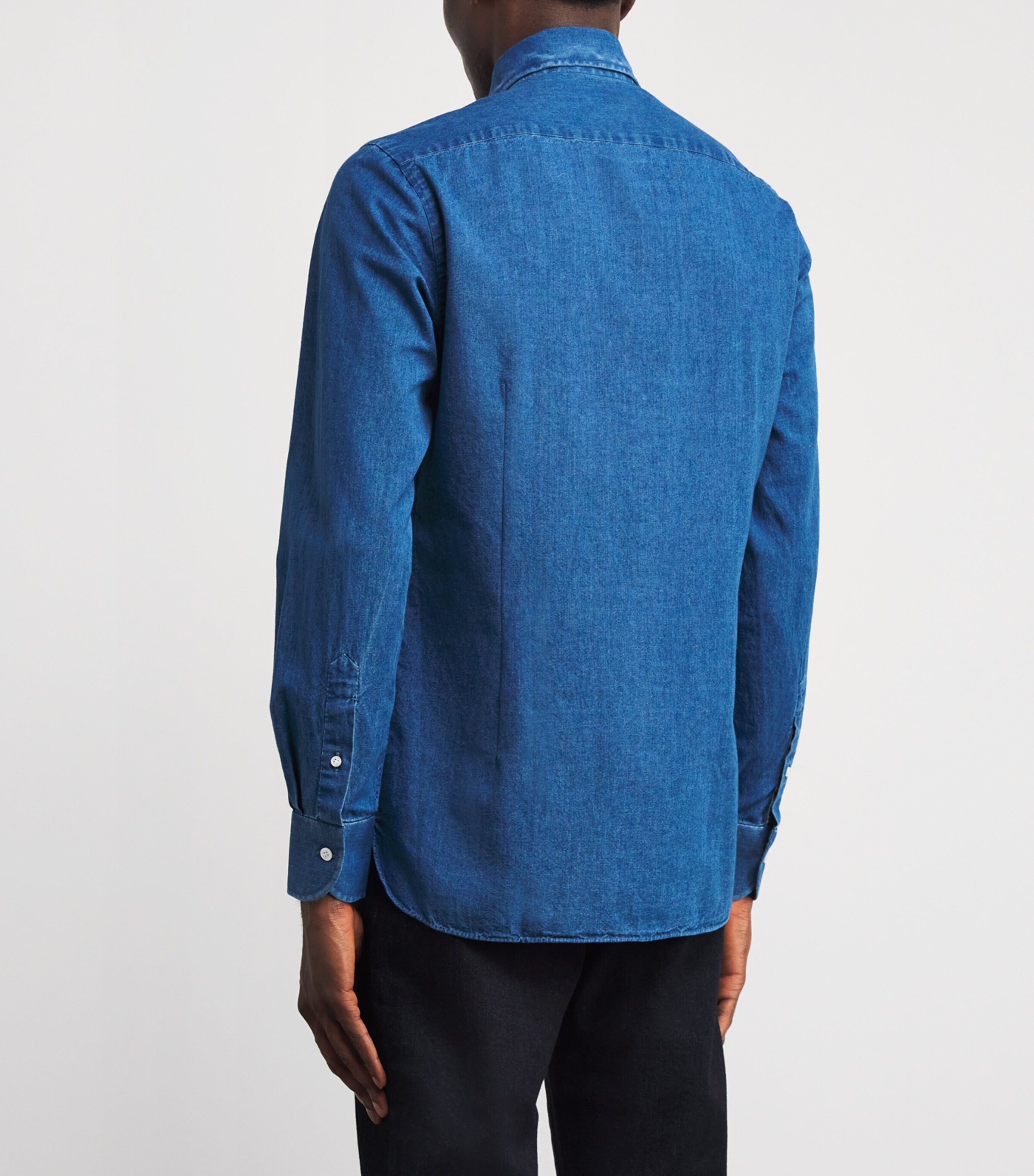 Japanese Indigo Denim Shirt DENIM BLUE Image 4