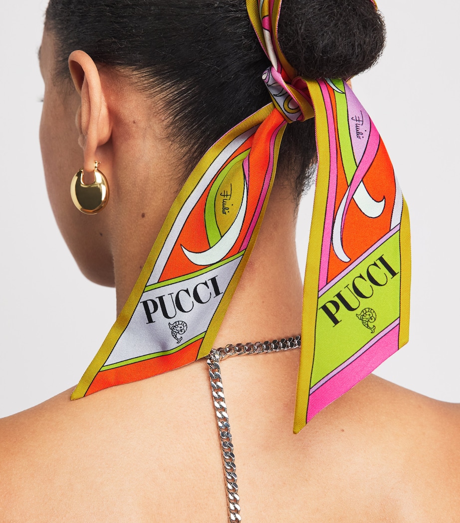 PUCCI Silk Twill Printed Scarf Image 2