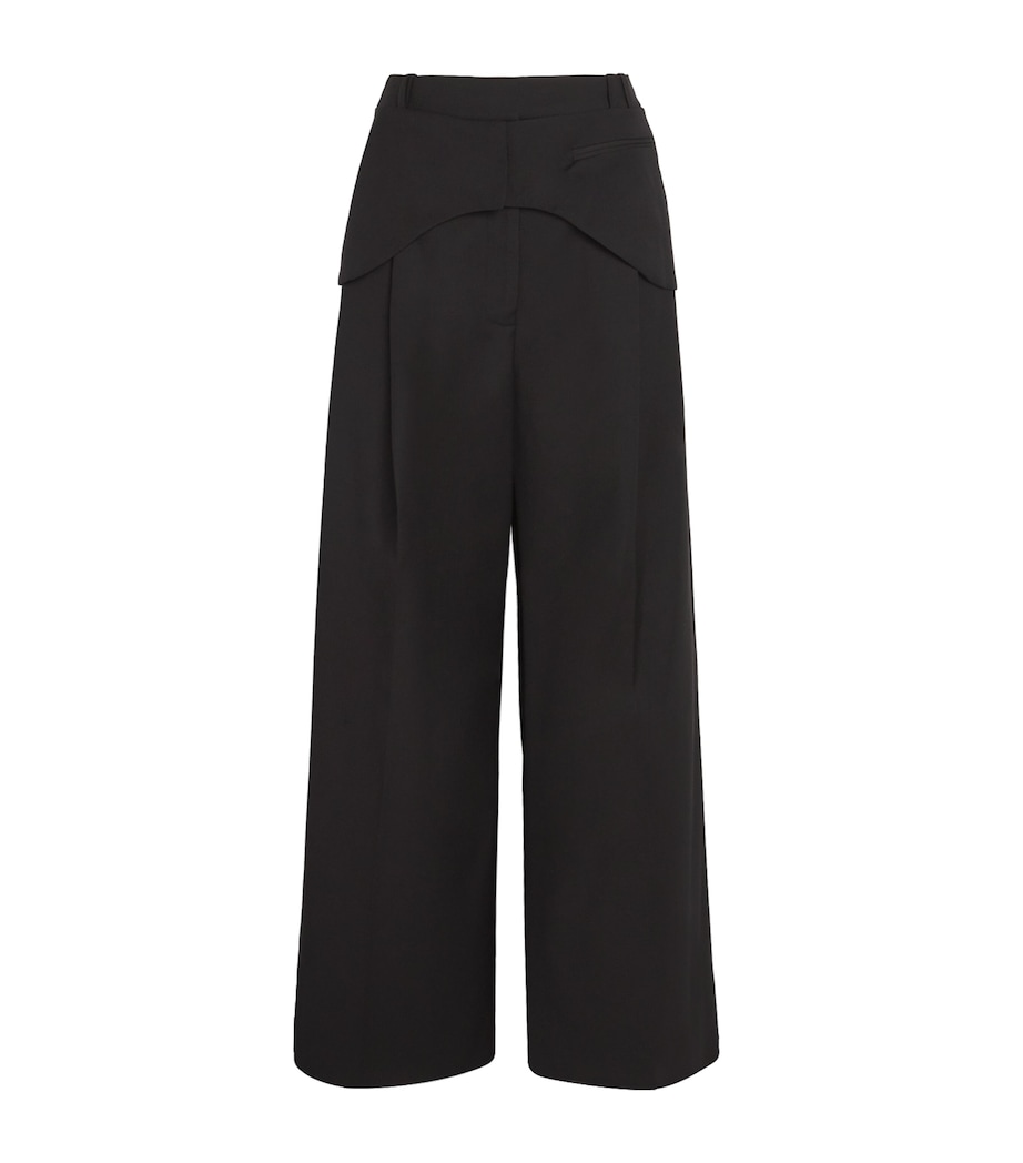 Wool-Blend Natalini Trousers DBLK BLACK Image 1