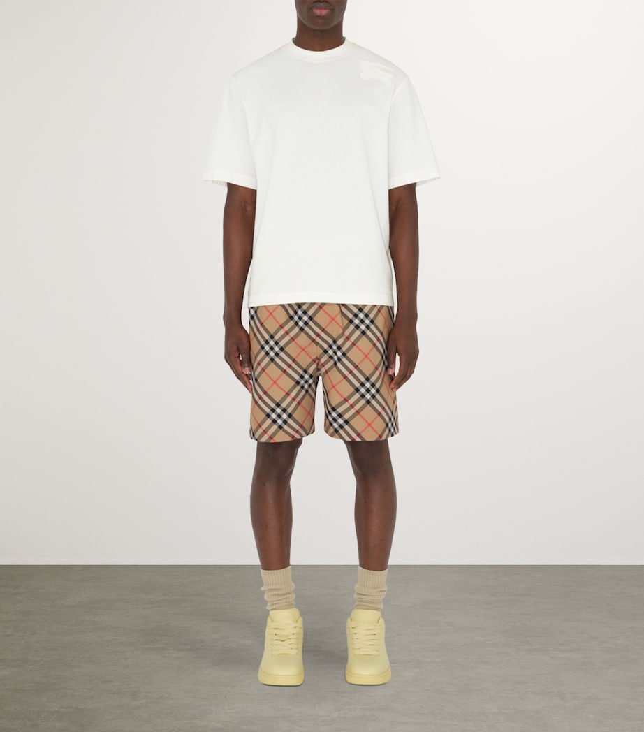 Relaxed Check Shorts SAND IP CHECK Image 2
