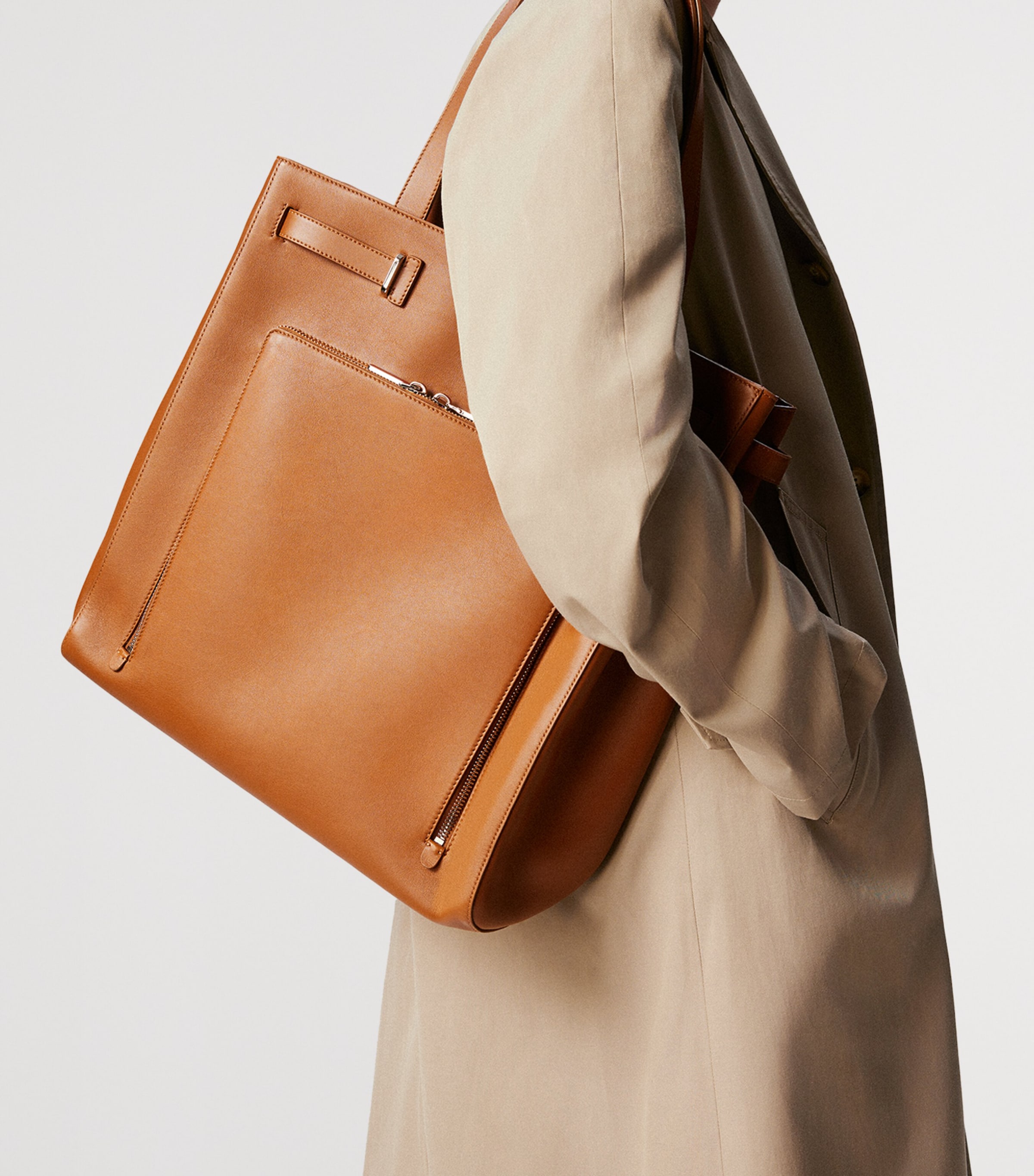 Djanis Leather Tote Bag BG71 Image 2