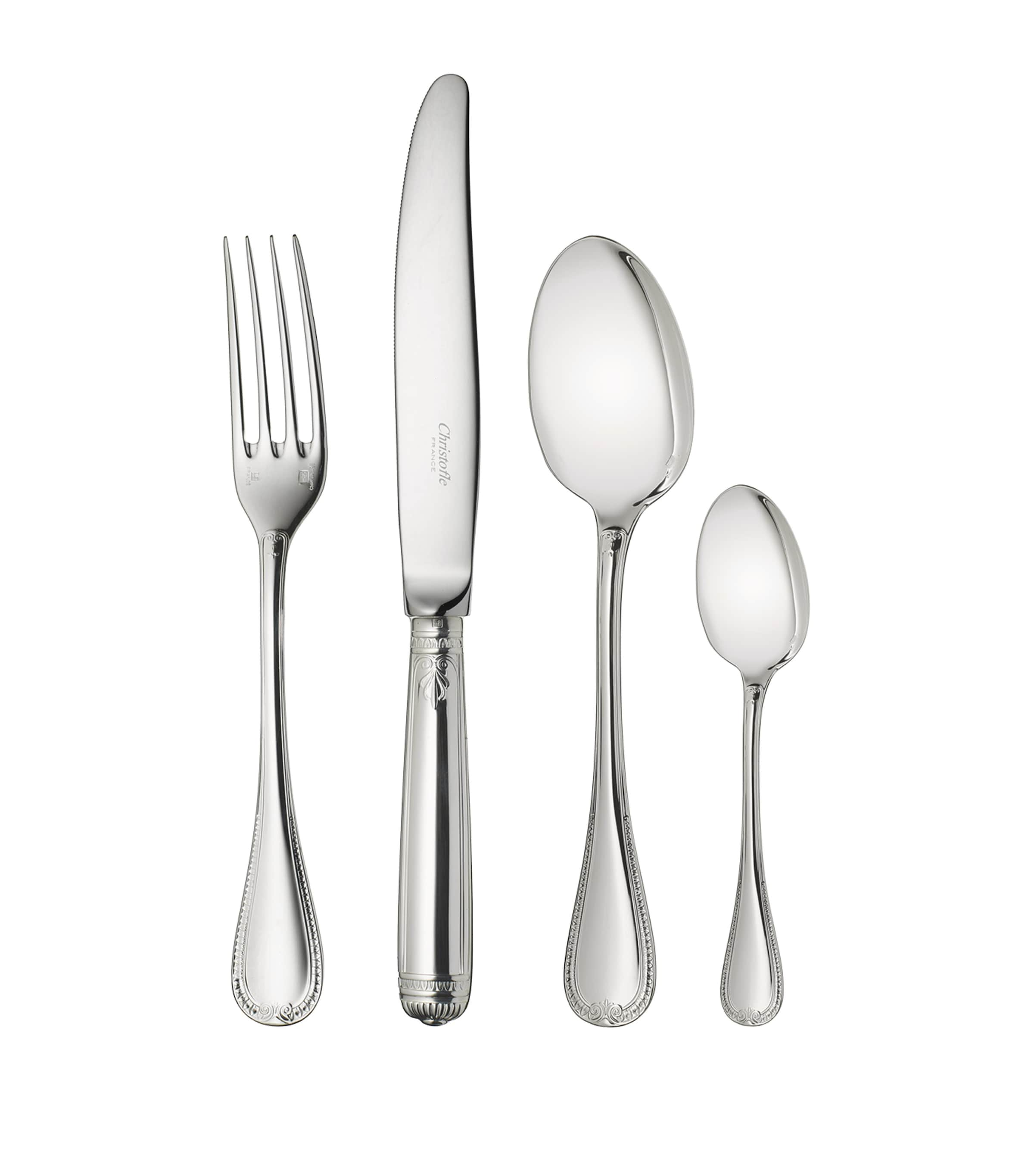 Shop Christofle Malmaison Silver-plated 48-piece Cutlery Set