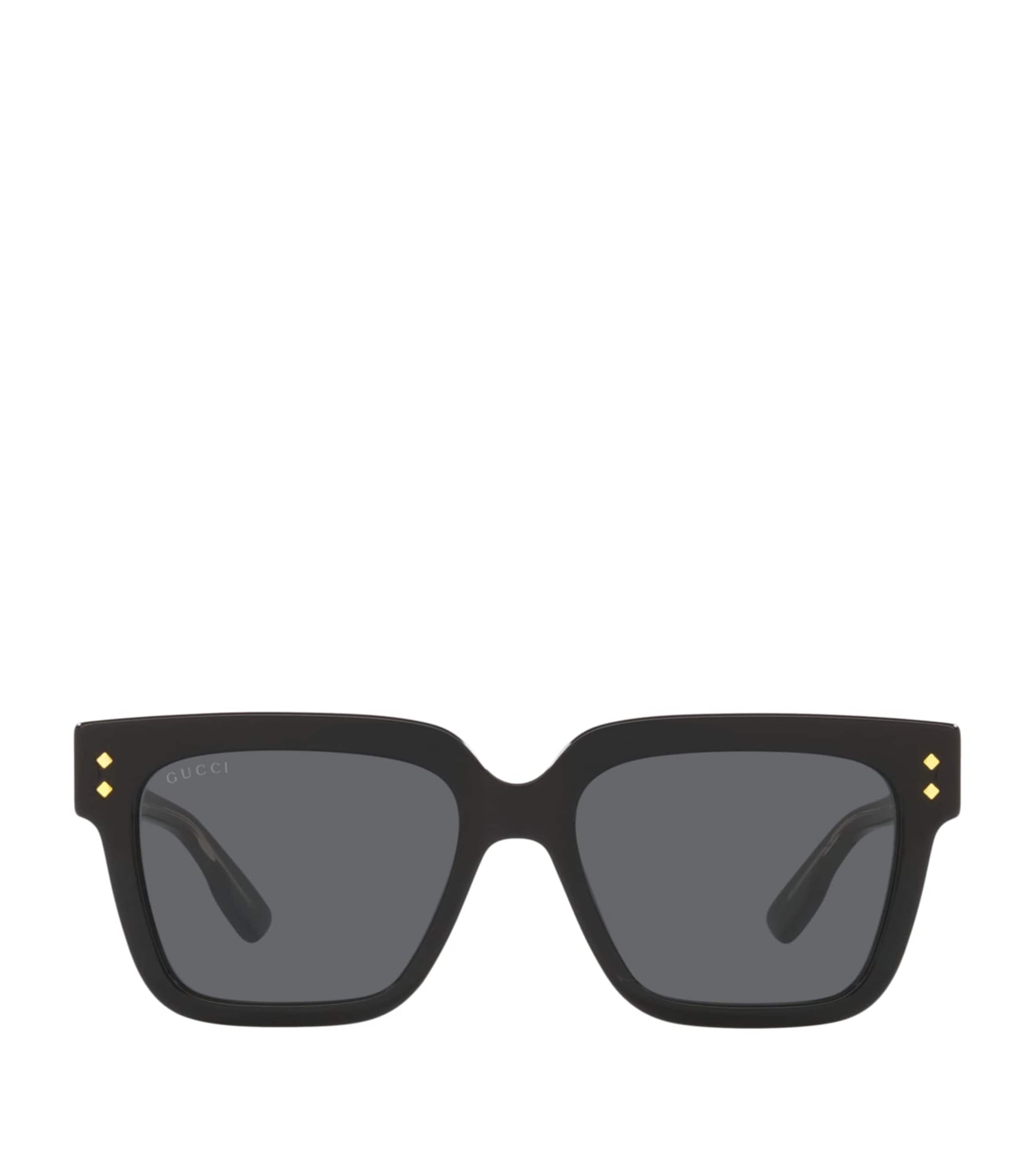 Gucci Gg1084s Square-frame Acetate Sunglasses In Black