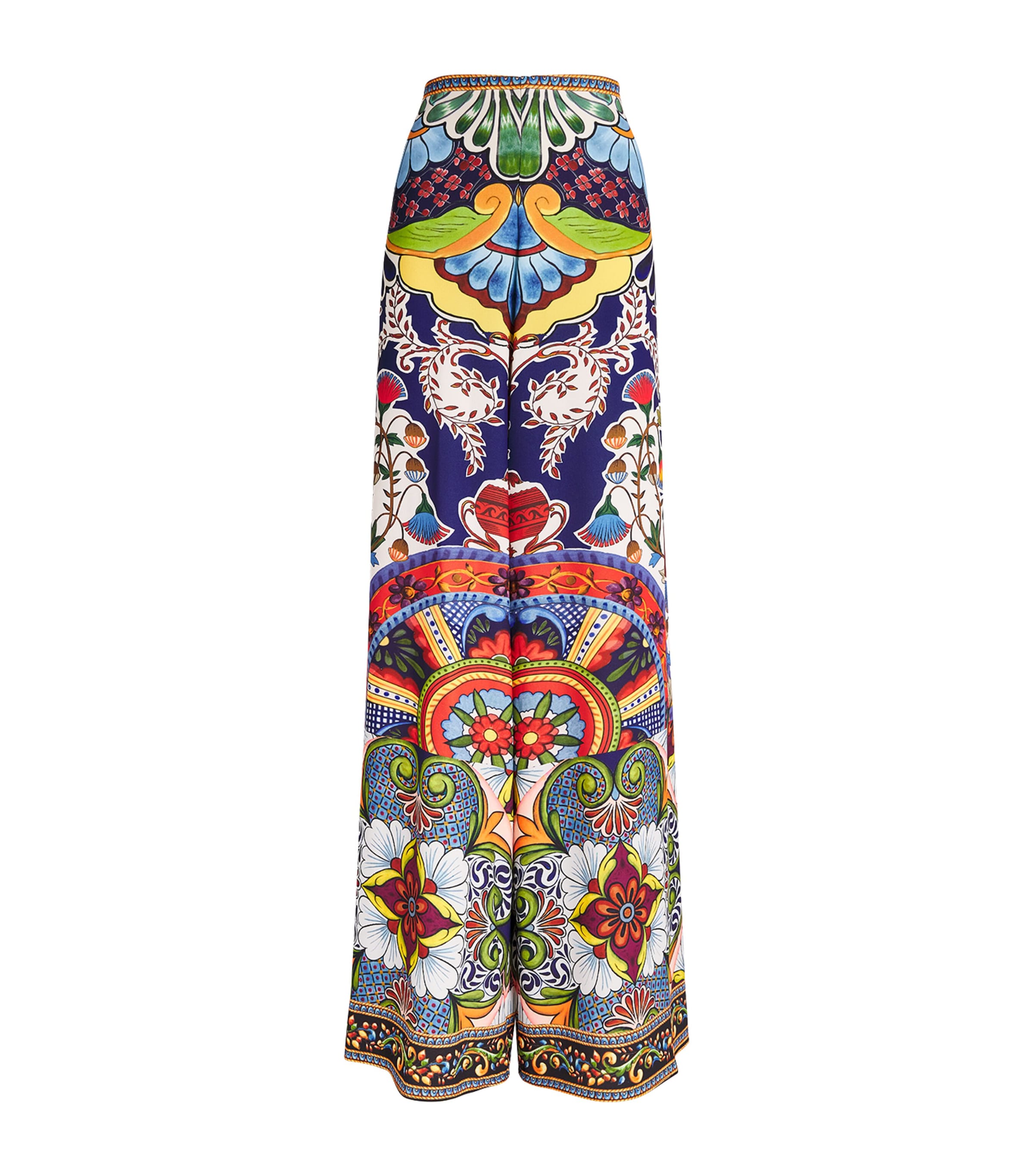Alice And Olivia Alice + Olivia Athena Printed Trousers In Multi