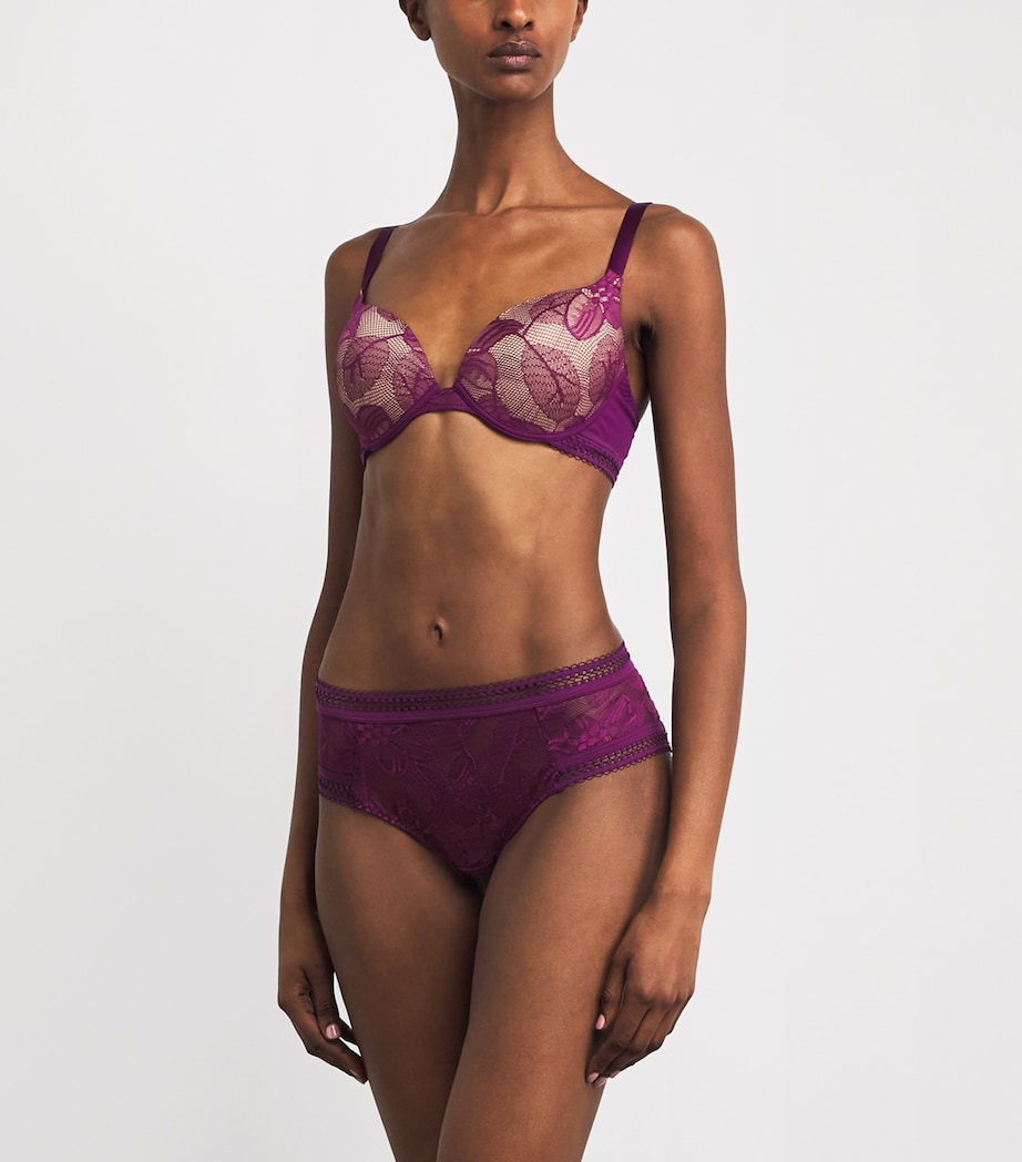 Maison Lejaby Womens Lace Songe Push-Up Bra Hansa Image 2