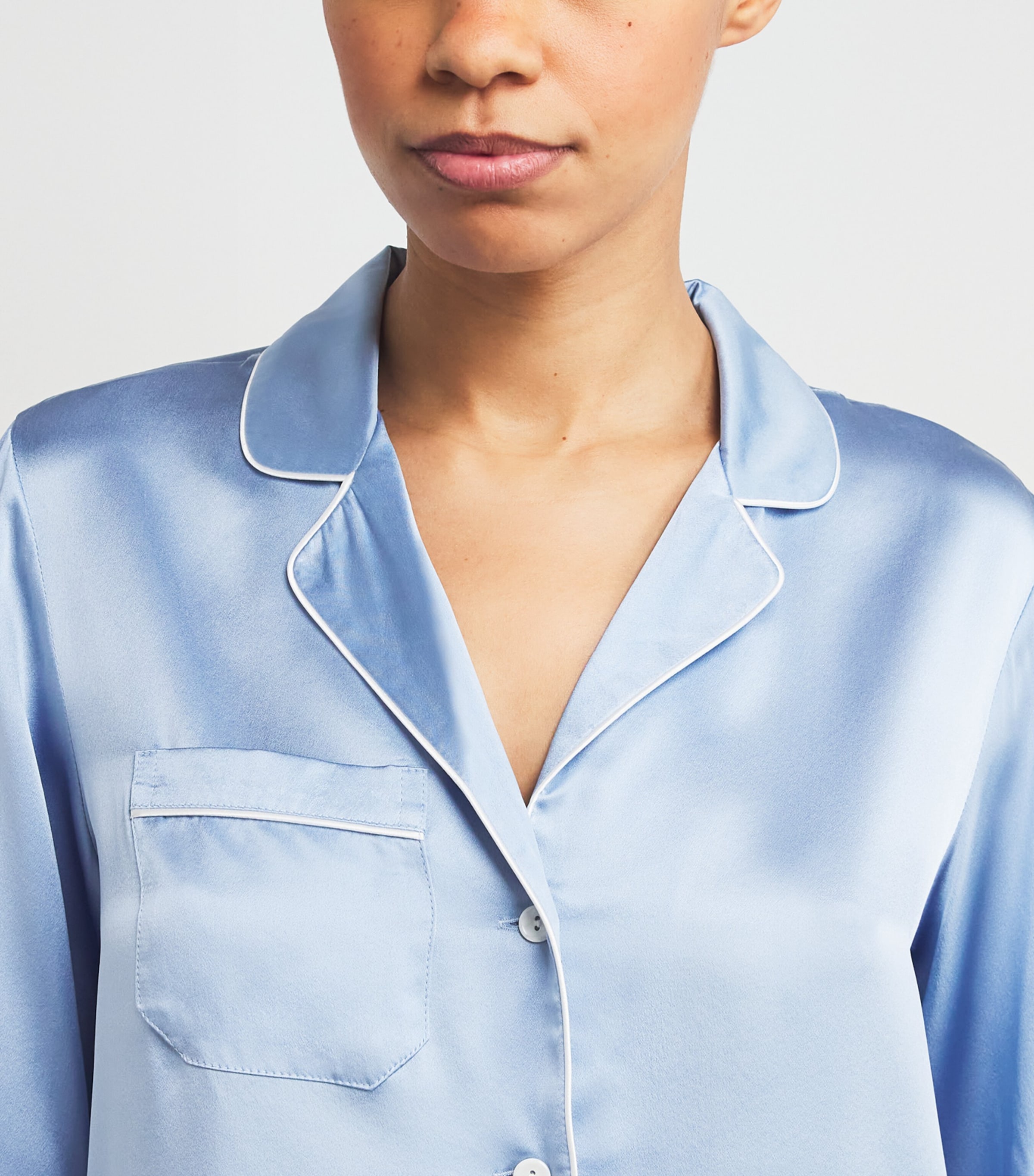 Silk Bailey Pyjama Set BLU/BLUE Image 4