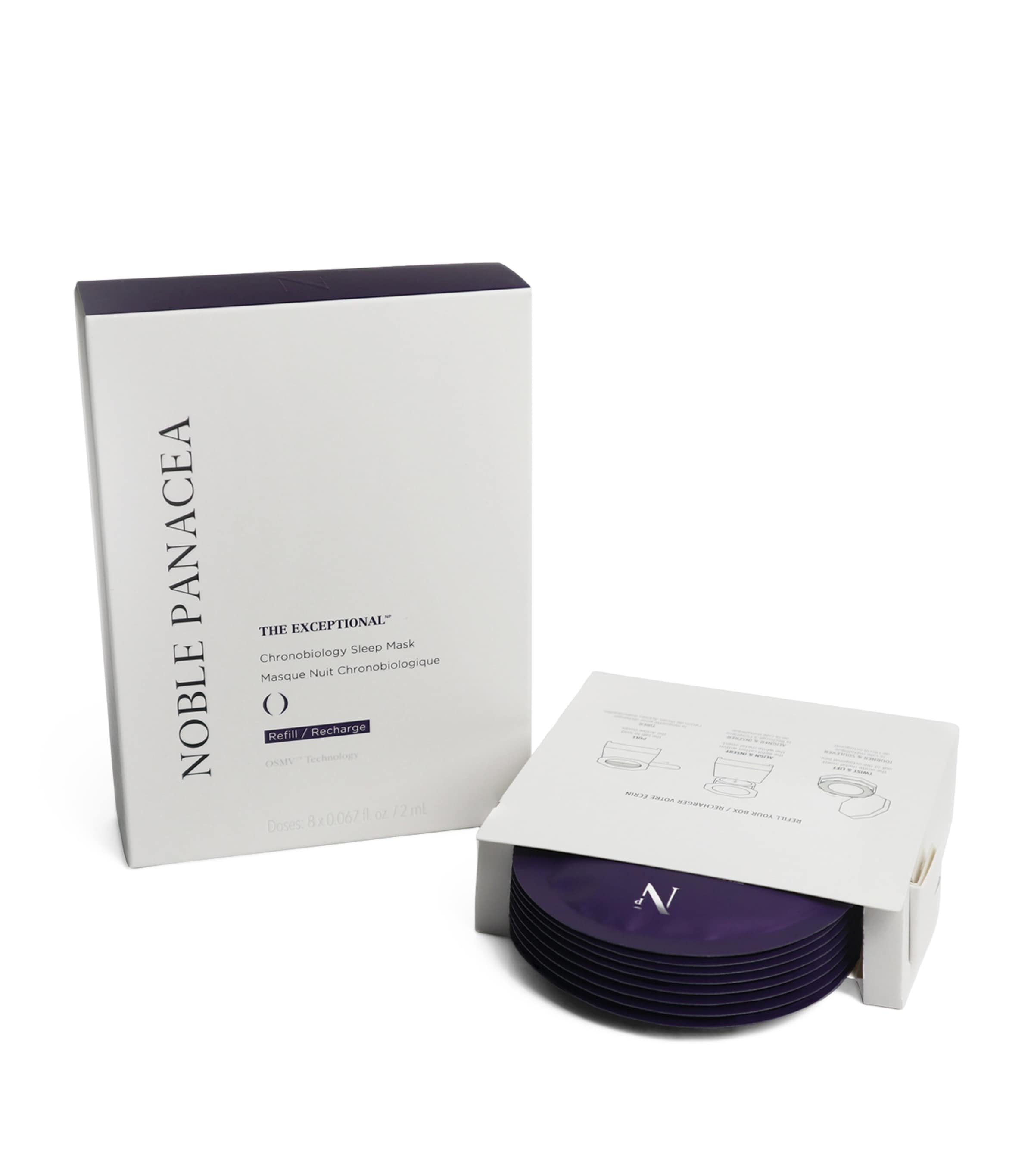 Noble Panacea The Exceptional Chronobiology Sleep Mask 8 Dose Refill