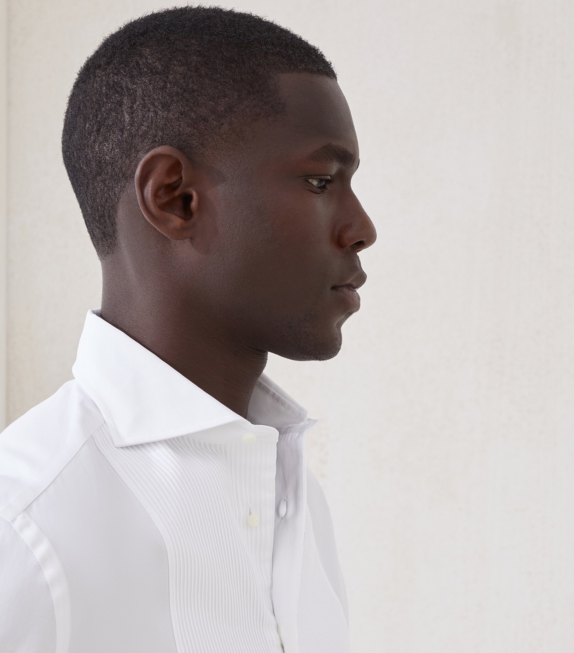 Sea Island Cotton Slim Tuxedo Shirt CCB50 Image 6