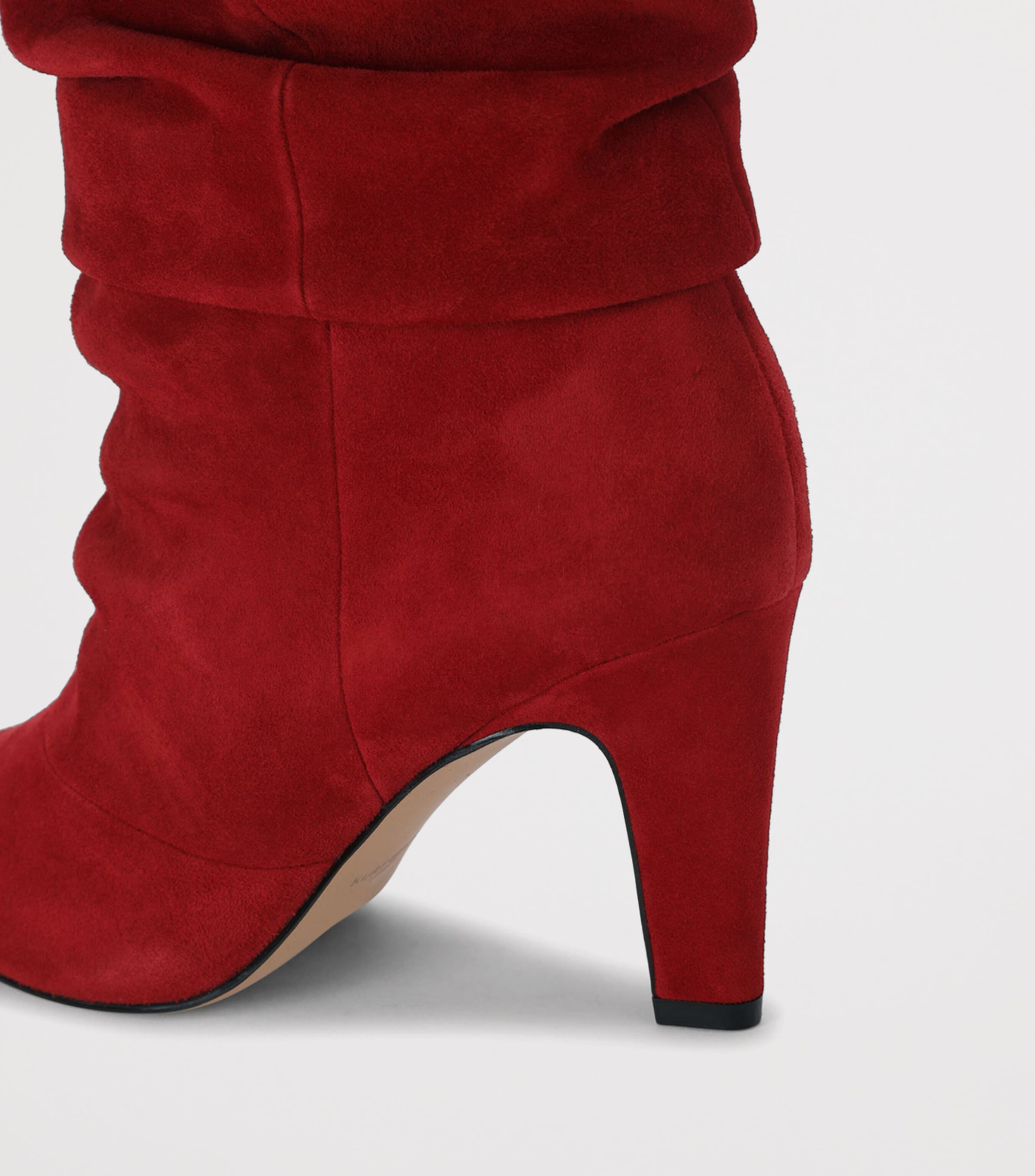 Kurt Geiger London BARB SLOUCH BOOT. Red/other Image 4
