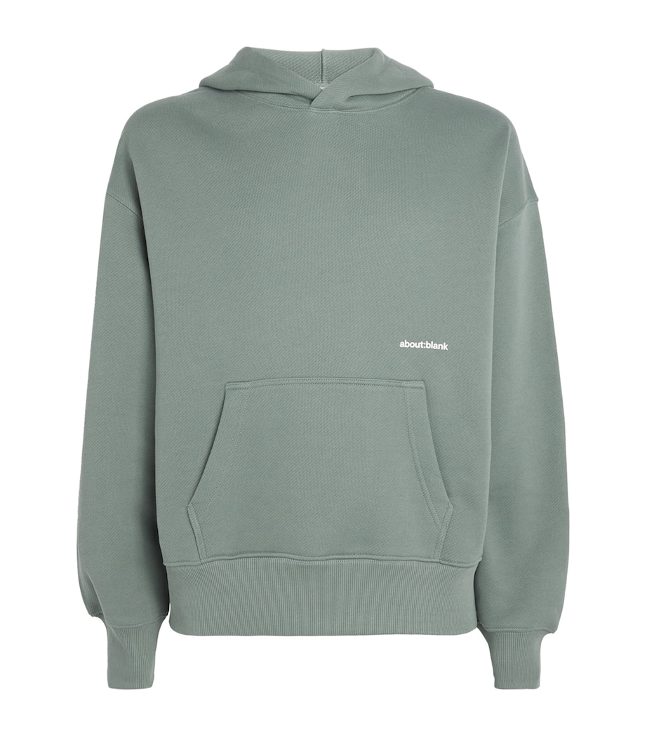 Cotton Logo Hoodie SAGE/ECRU Image 1
