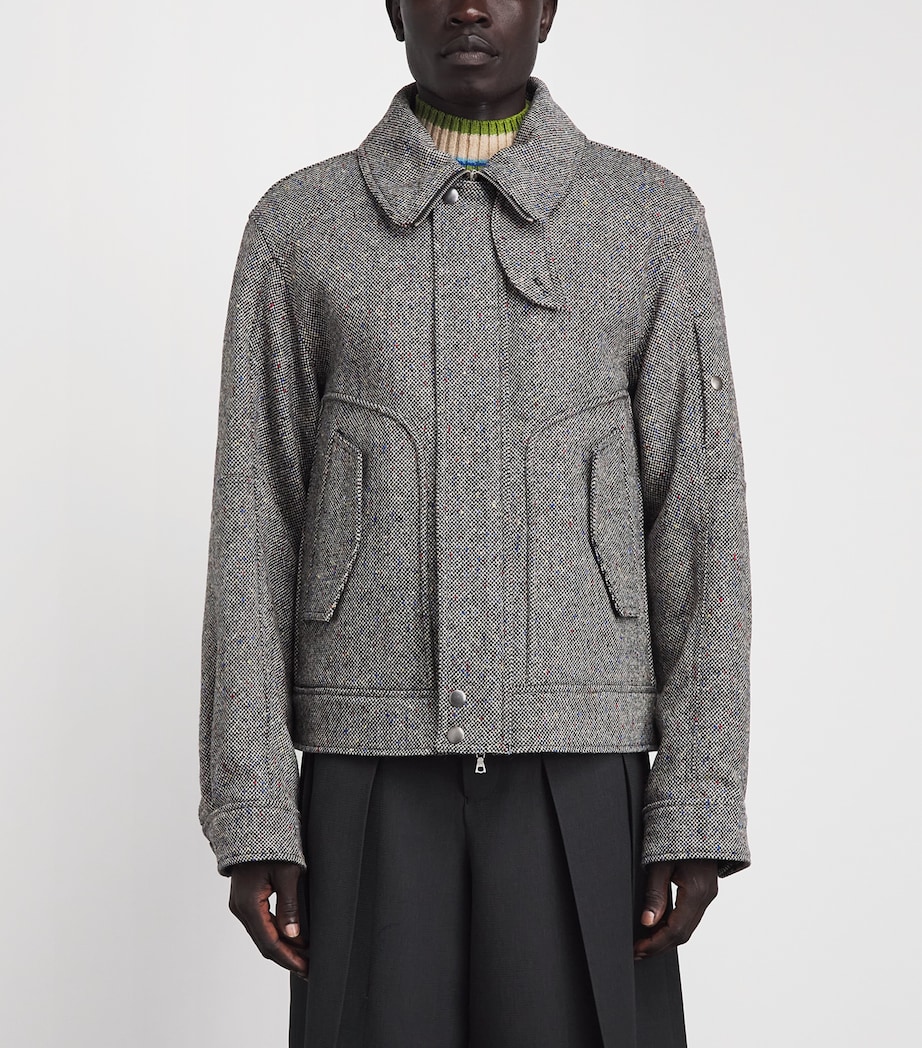 DRIES VAN NOTEN Mens Wool Vince Jacket Image 4
