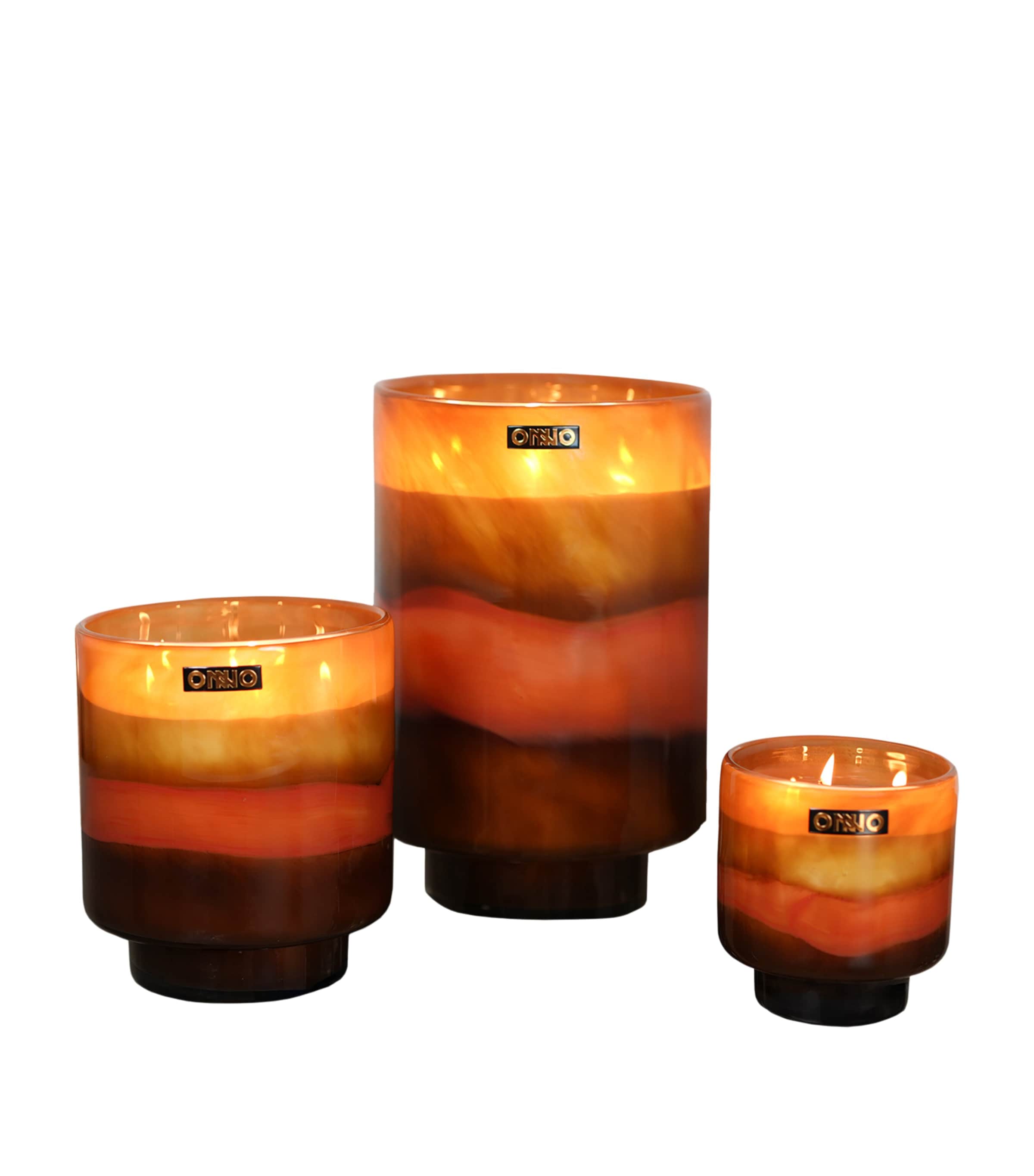 Medium Romy Cashmere Candle (325g) TOBACCO BROWN Image 2