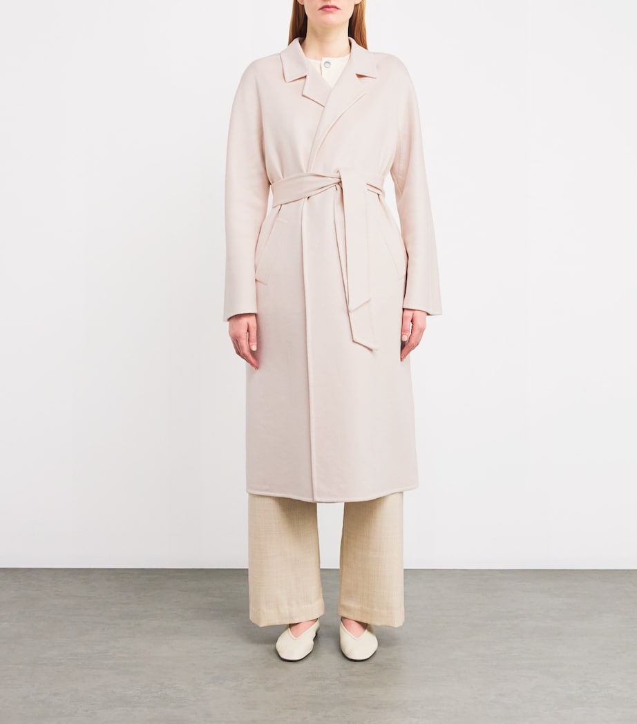 Cashmere Wrap Coat ROSE Image 3