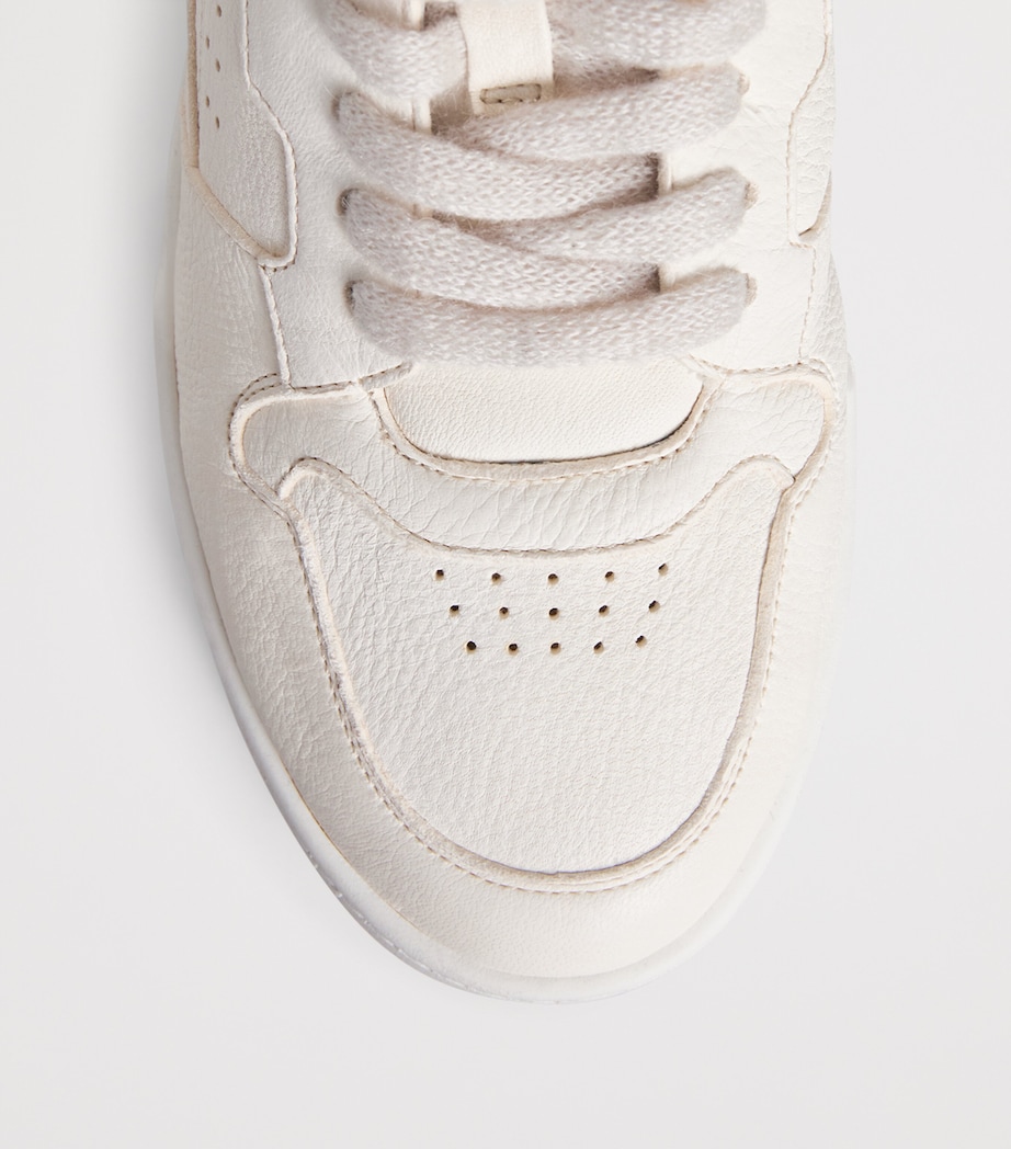 Deerskin Low Sneakers BIANCO Image 5