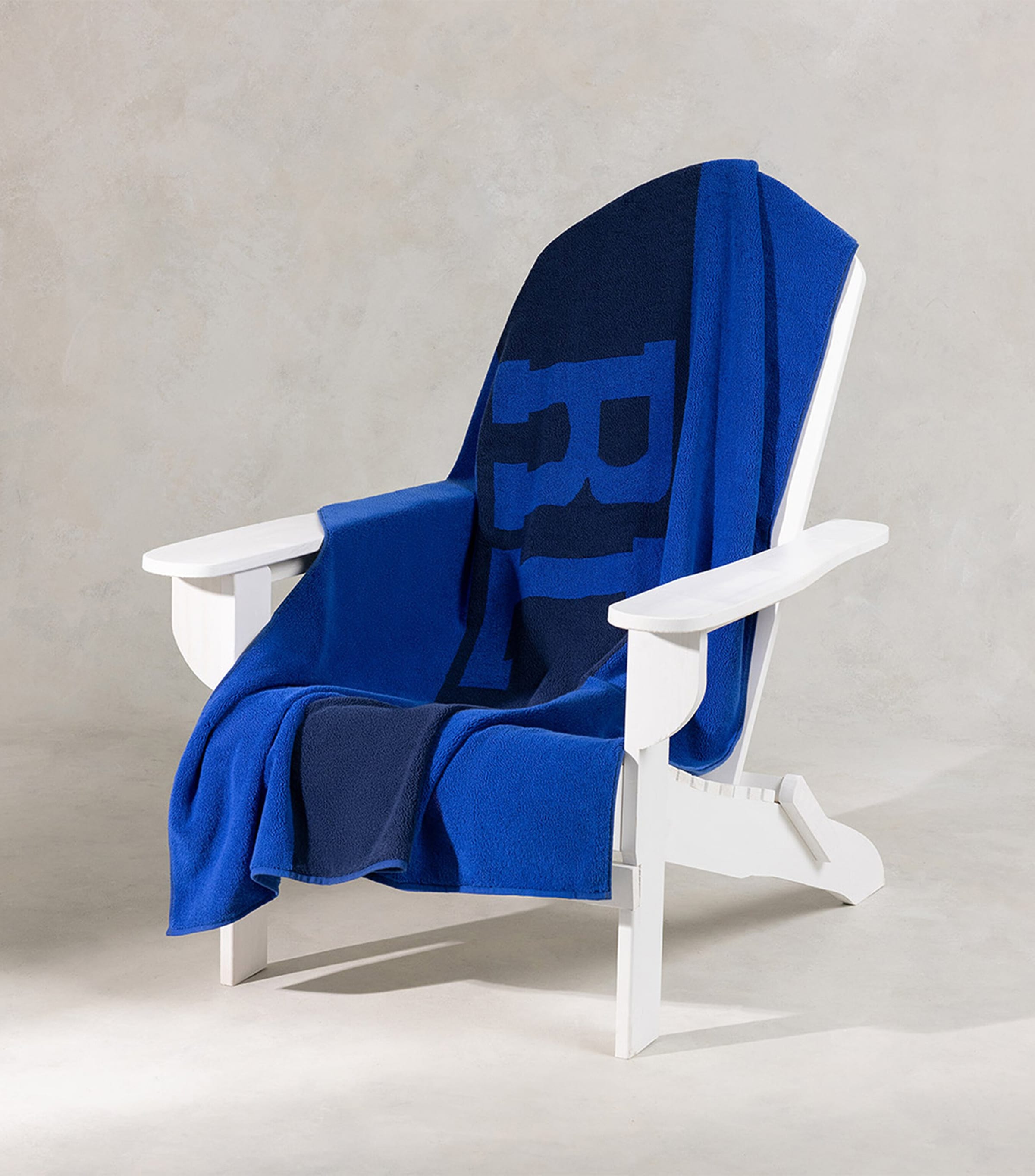 RL Signature Beach Towel (90cm x 170cm) NAVY IRIS Image 4