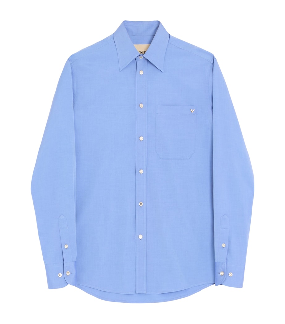 Valentino Mens Cotton VGold Shirt Image 1