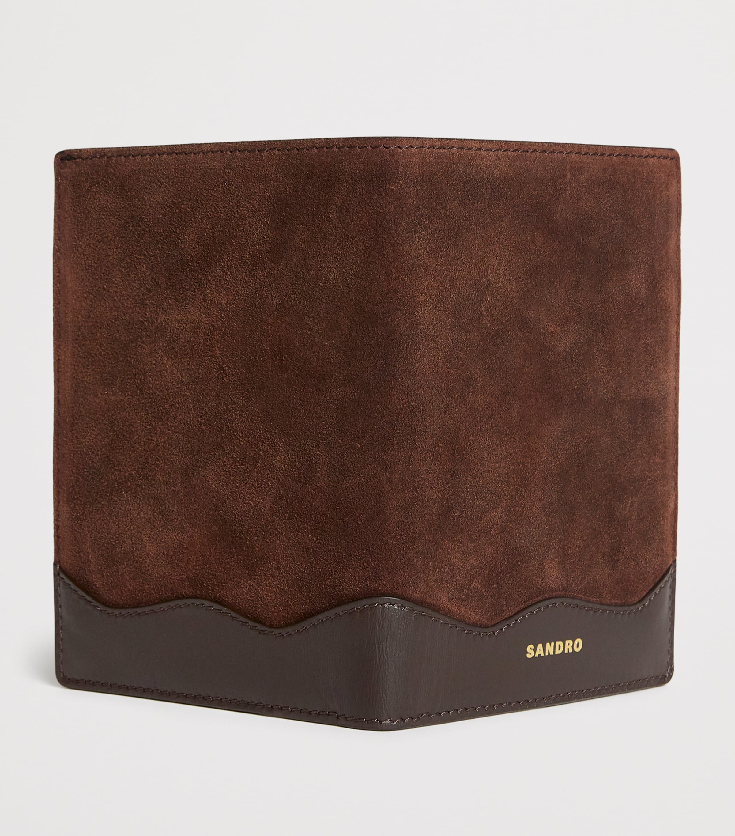 Suede Jet Lag Passport Holder MAHOGANY Image 3