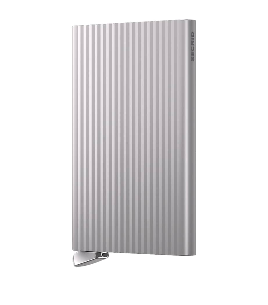 Fluted Aluminium Cardprotector SILVER Image 1